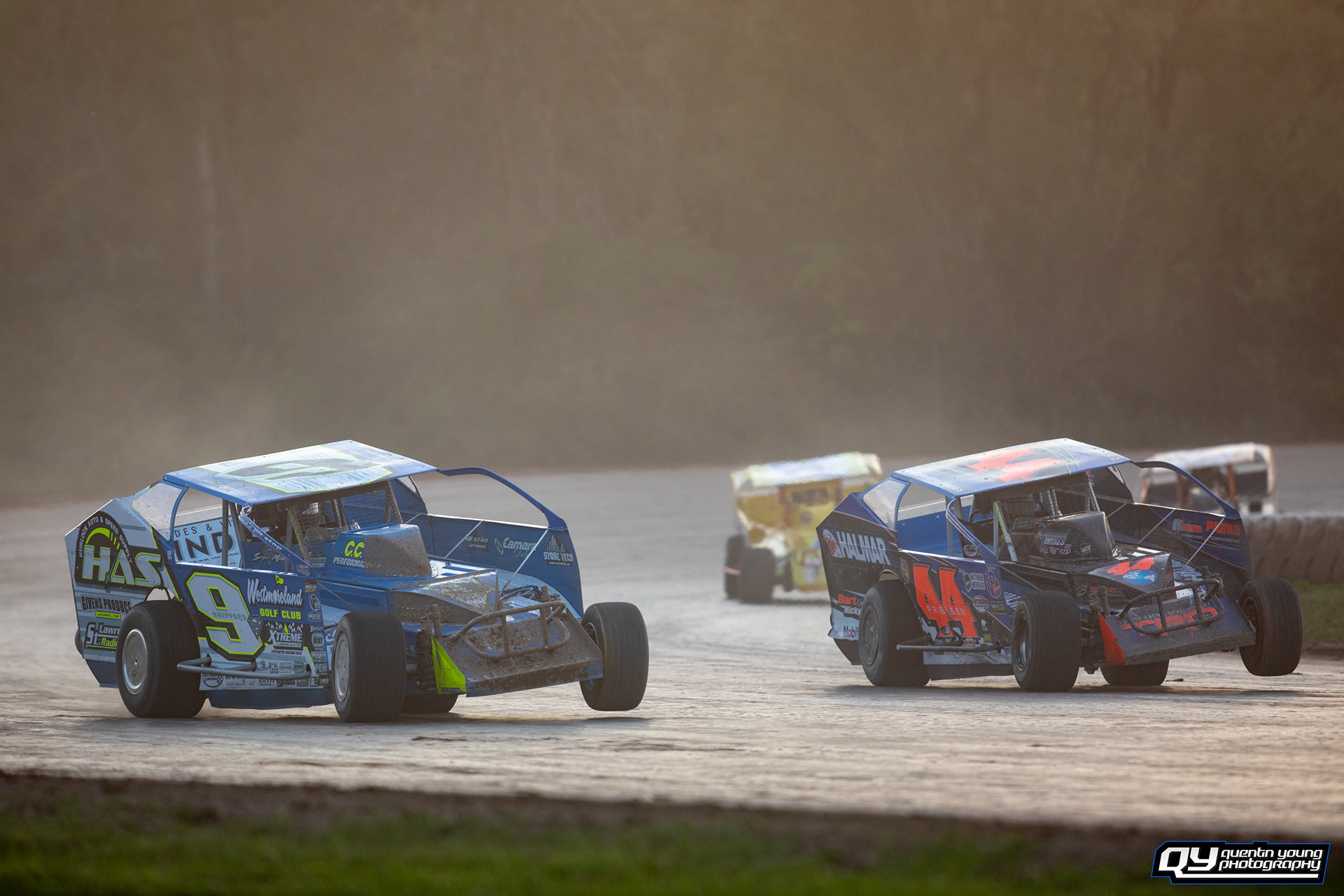 #9S Matt Sheppard. #44 Stewart Friesen. Land of Legends Raceway SDS. 8/4/21