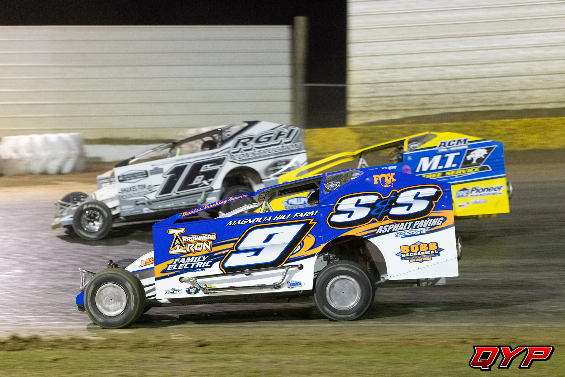 #9 Marc Johnson. #96 Billy Pauch Jr. #16x Stewart Friesen. All-Tech Raceway STSS. 2/8/23