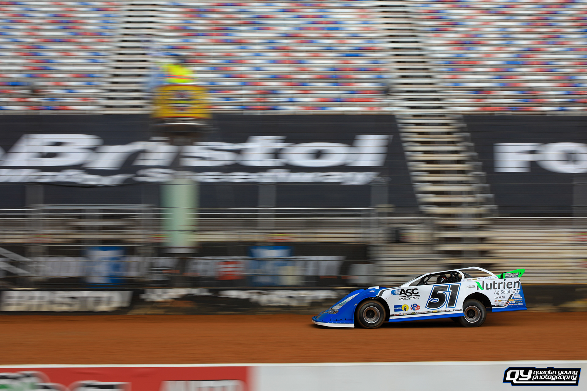 #51 Kyle Busch. Bristol Dirt Nationals. 3/19/21.