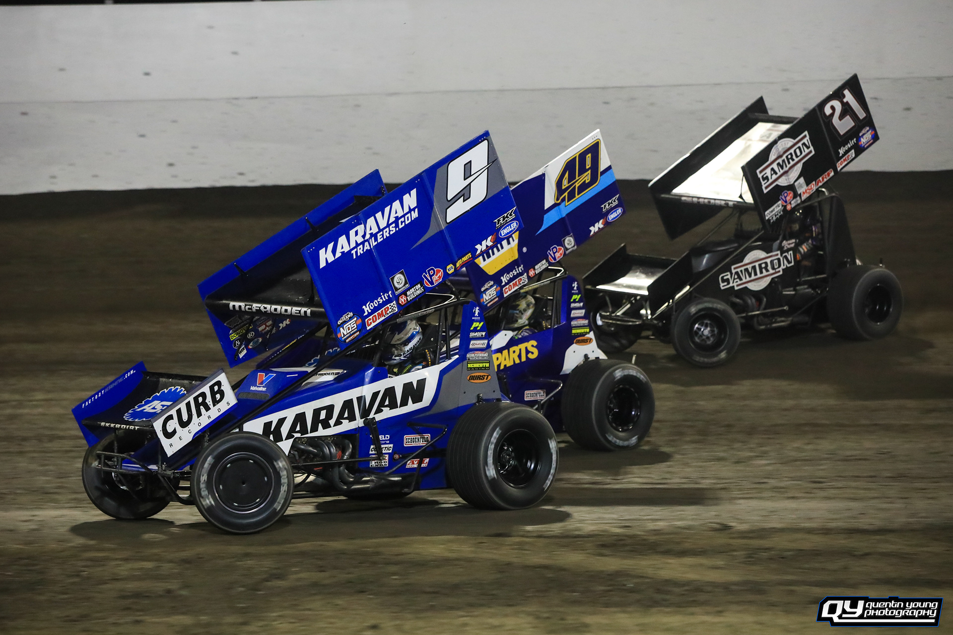 #9 James McFadden. #49 Brad Sweet. #21 Carson Short. Tri-State Speedway WoO. 4/10/21