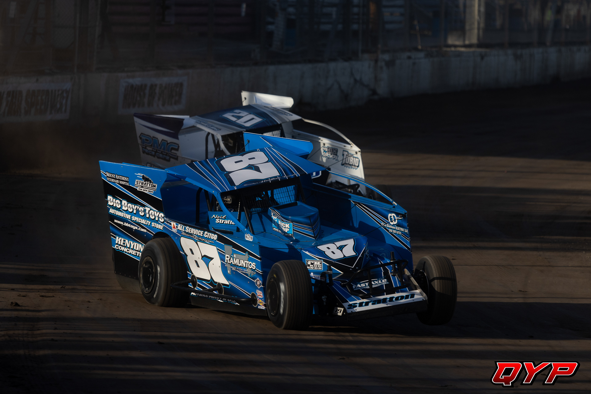 #87 Neil Stratton. Orange County Fair Speedway STSS. 4/2/22