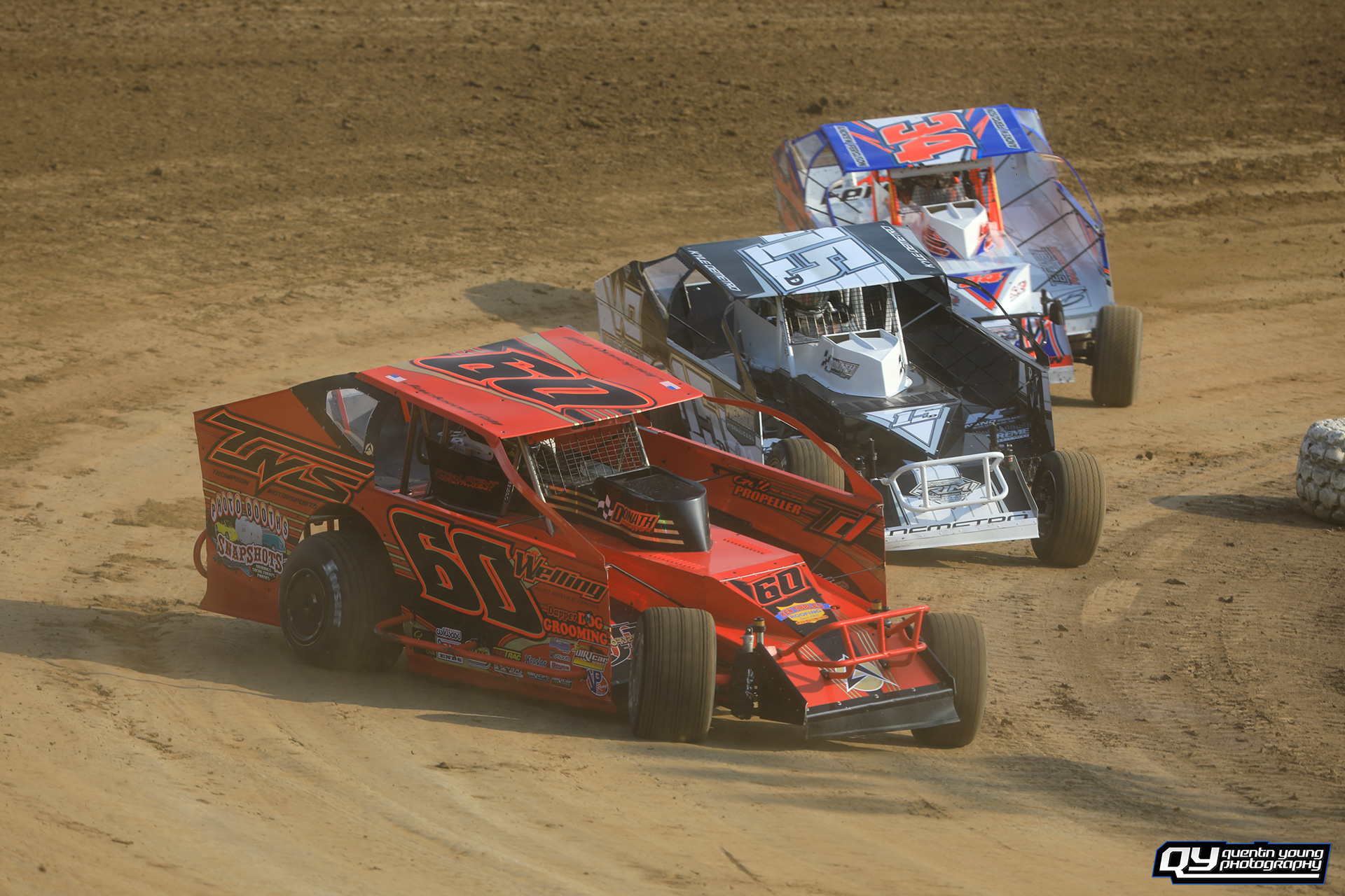 #60 Jackson Gill. #15D Kyle DeMetro. #34 Andrew Ferguson. Fulton Speedway. 5/15/21