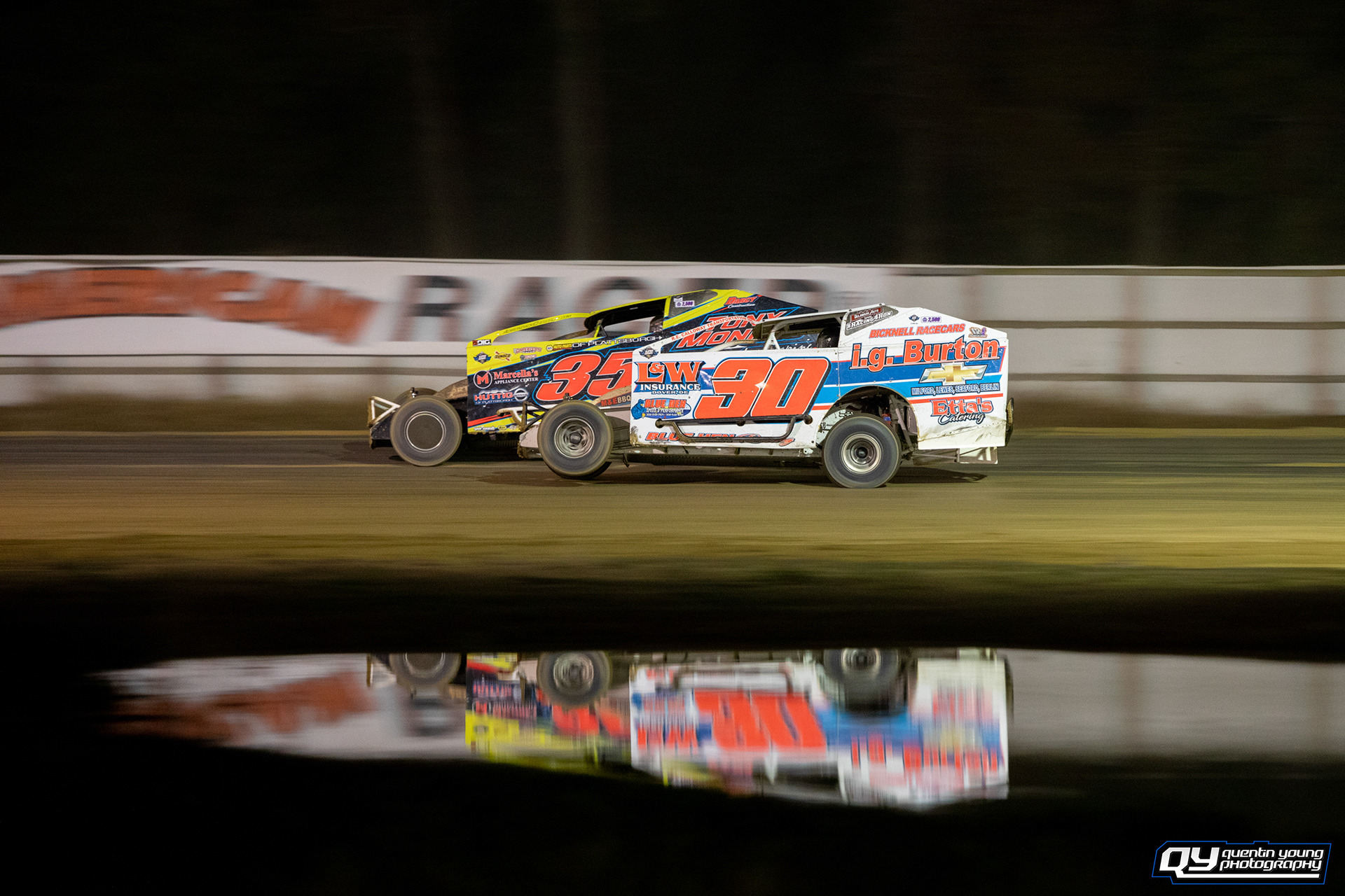 #30 Joseph Watson. #35 Mike Mahaney. Georgetown Speedway STSS. 10/30/21