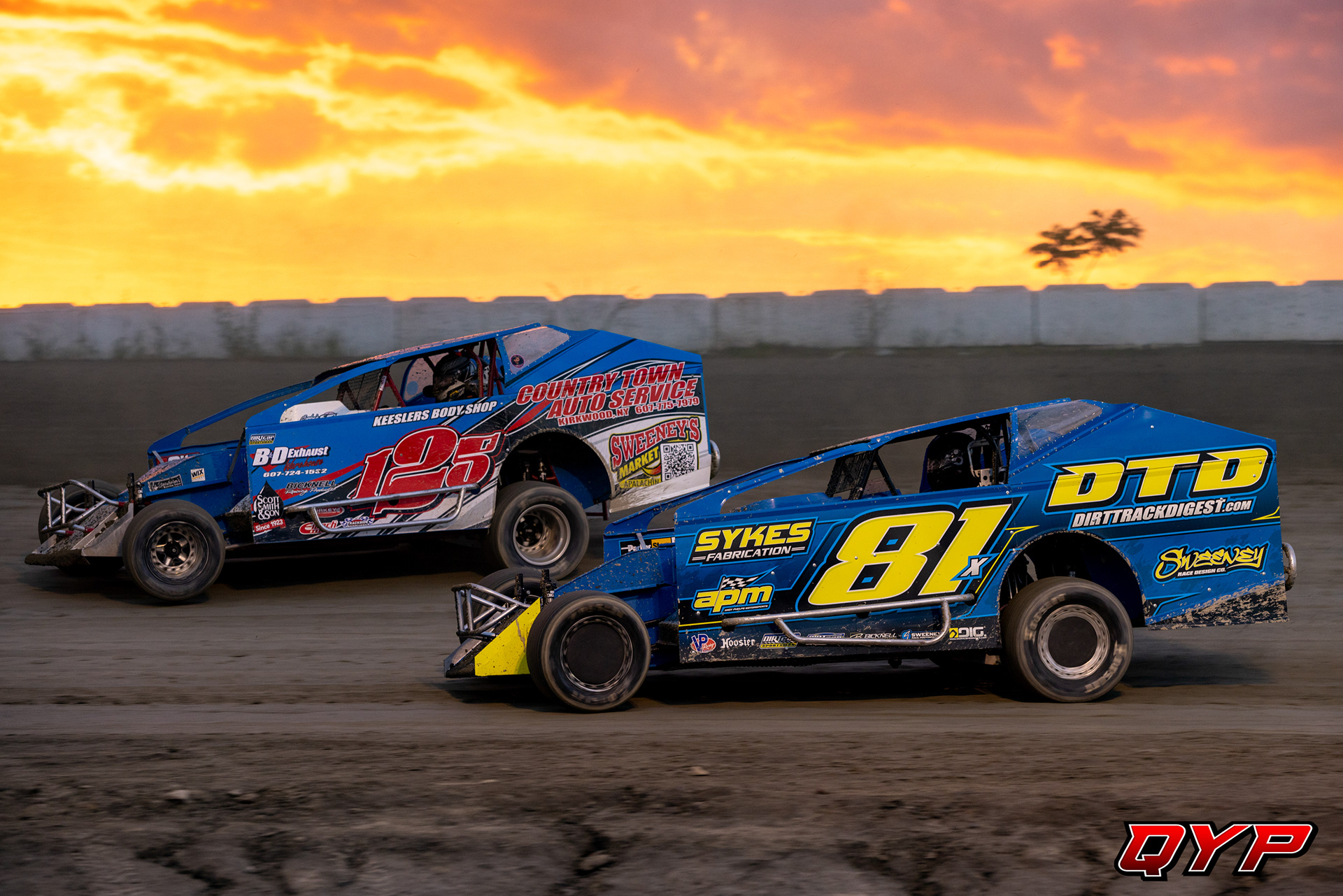 #81x Bobby Sweeney. #125 Ray Reynolds. Thunder Mountain Speedway. 6/11/22