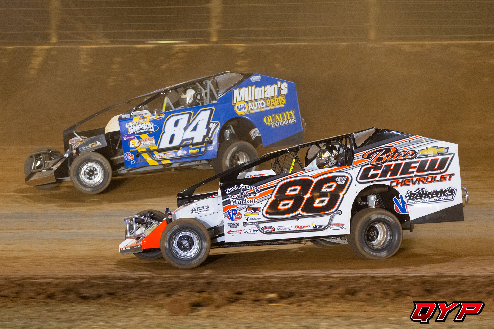 #88 Mat Williamson. #84y Alex Yankowski. The Dirt Track at Charlotte SDS. 11/9/24