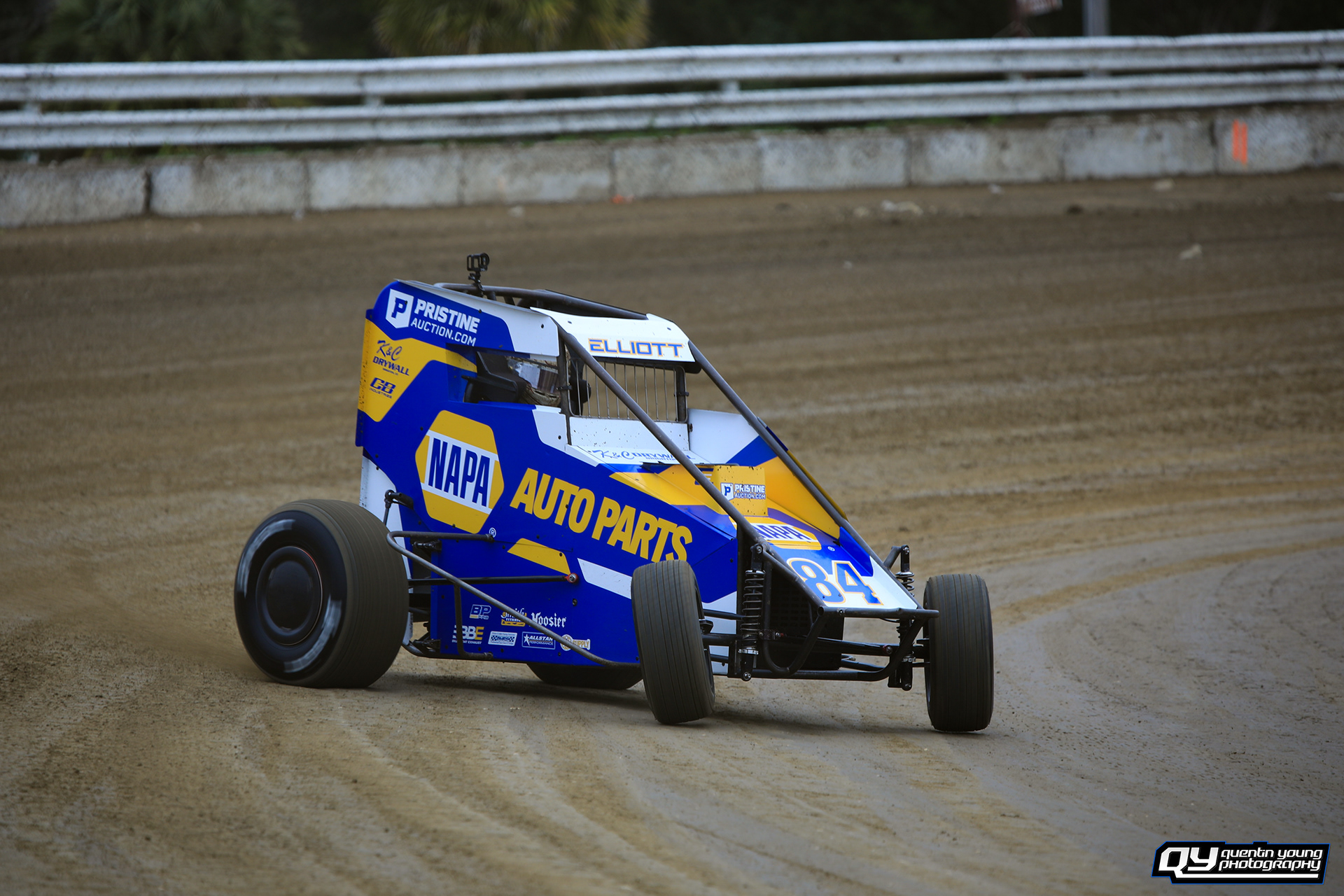 #84 Chase Elliott. Bubba Raceway Park USAC Midgets. 2/6/21