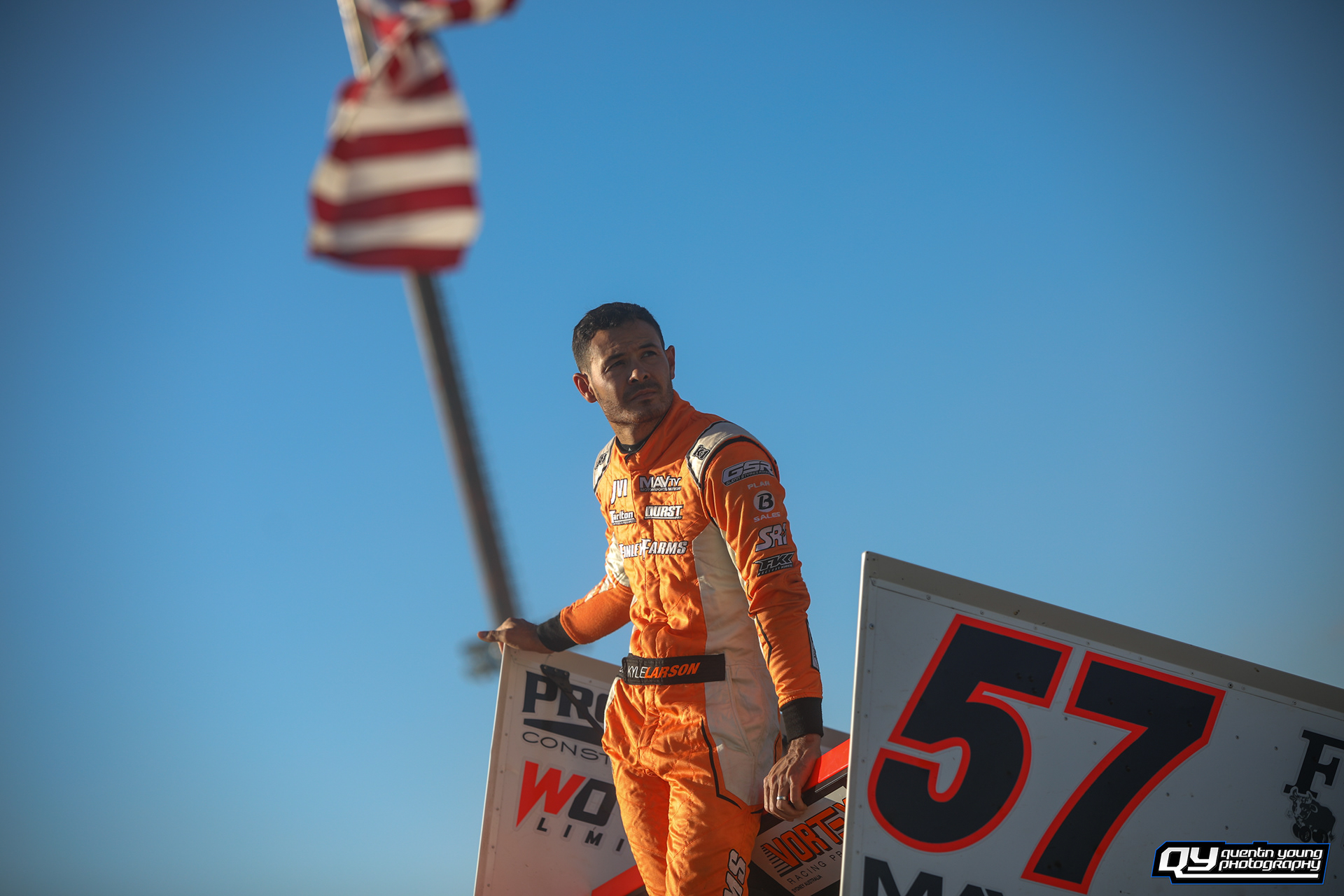 #57 Kyle Larson. Wayne County Speedway AScoC. 6/14/21