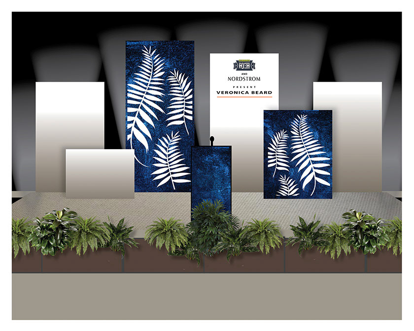 Stage Concept for MJM Fundraiser