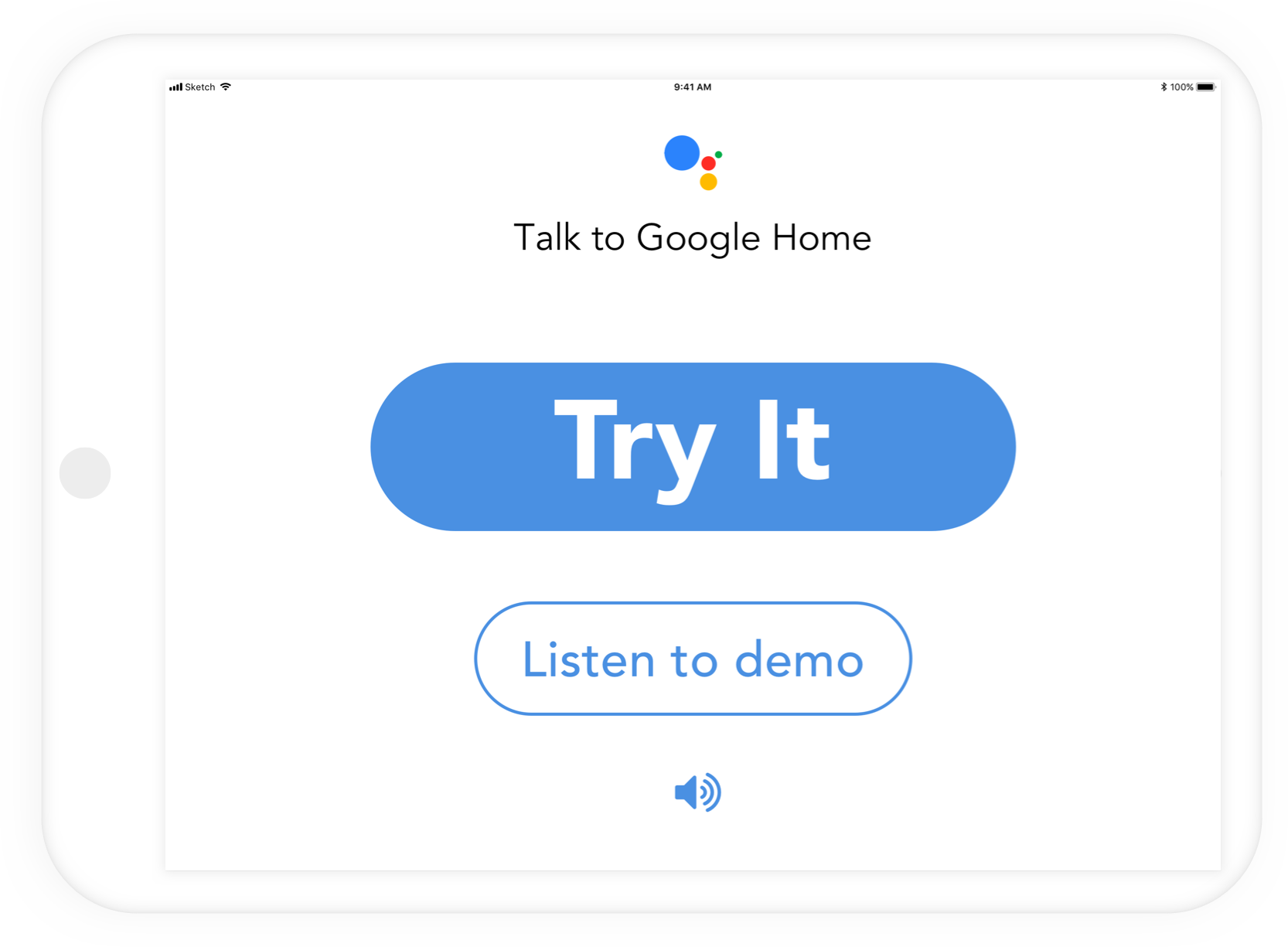 Home Screen Prototype | Credit: Braylan Gray, Sr Interaction Designer
