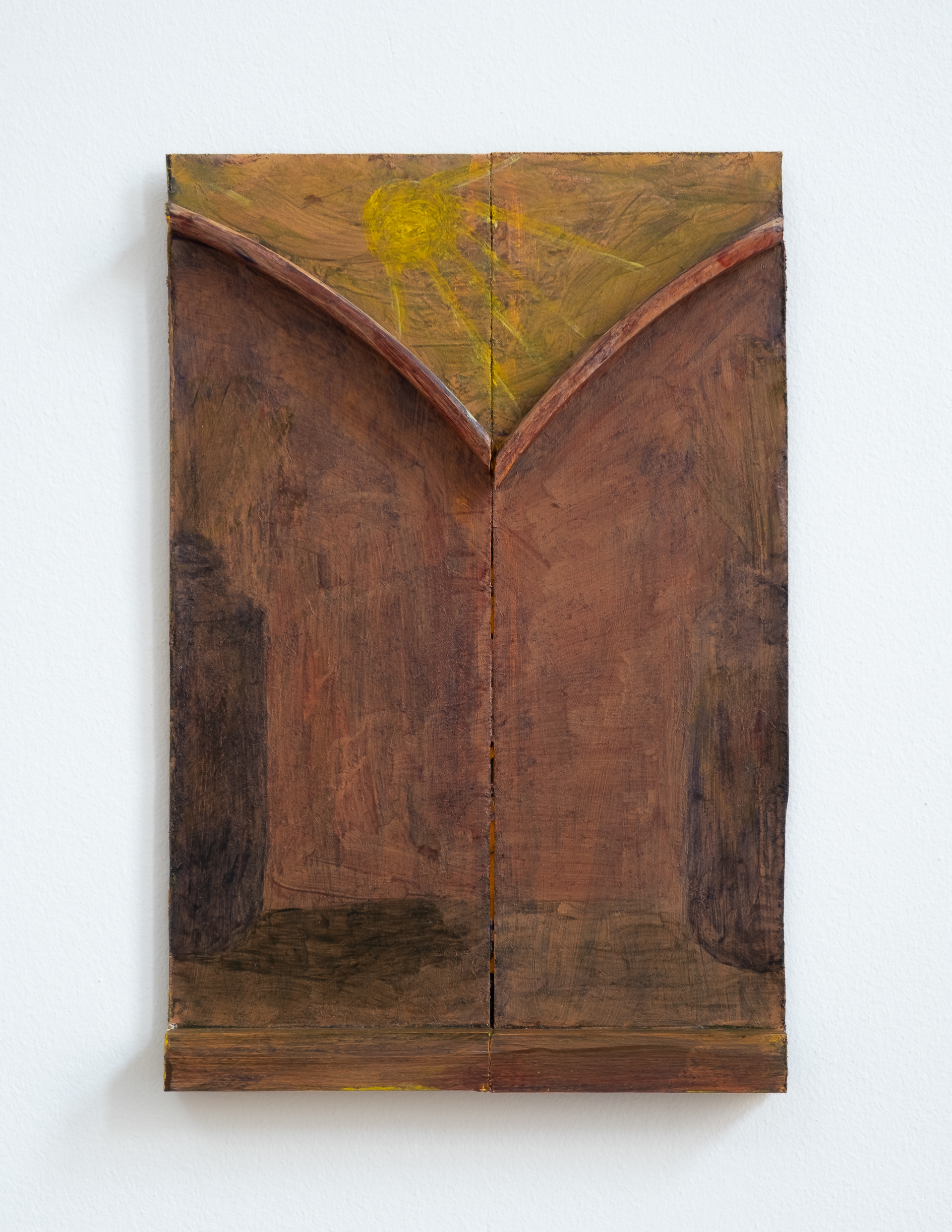"Diptych", 20 x 13 cm, acrylic on board, 2023