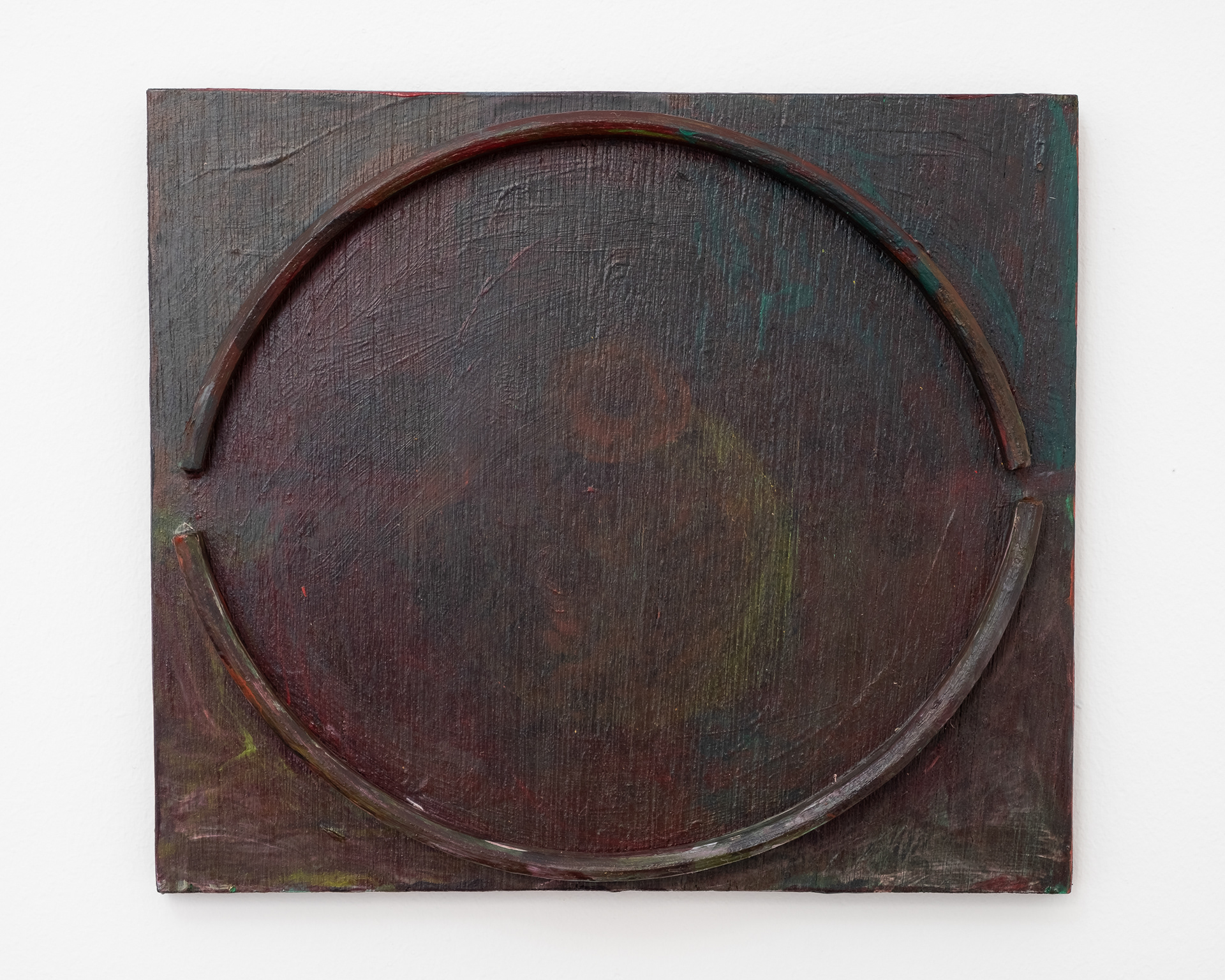 "Spherical vase", 15 x 17 cm, acrylic on plywood, 2024