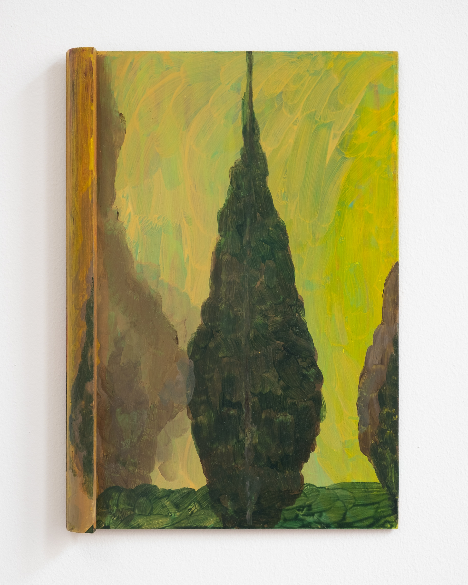 "Back garden", 23 x 16 cm, acrylic on board, 2022