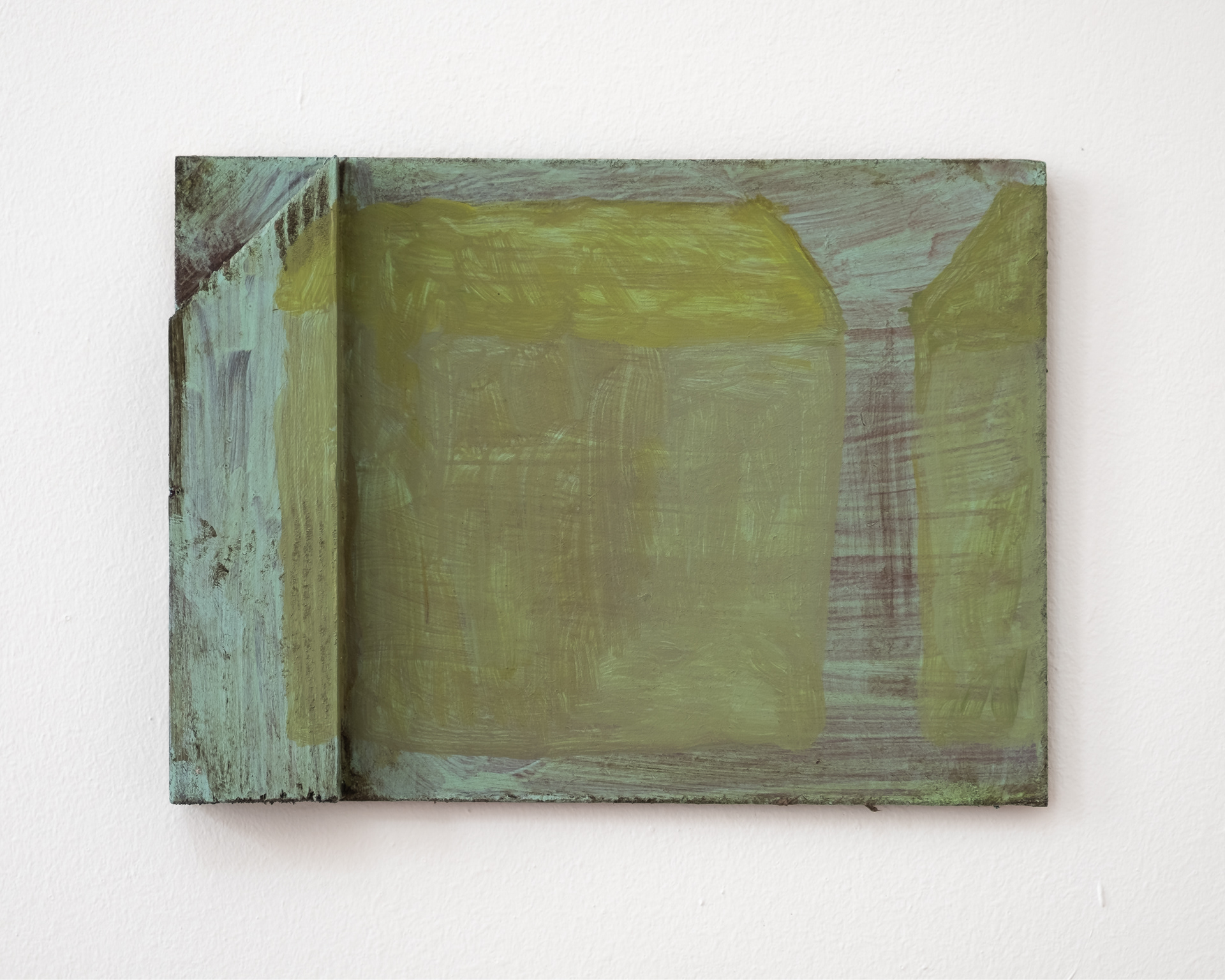 "My house next to your house", 12 x 16 cm, acrylic on board, 2022