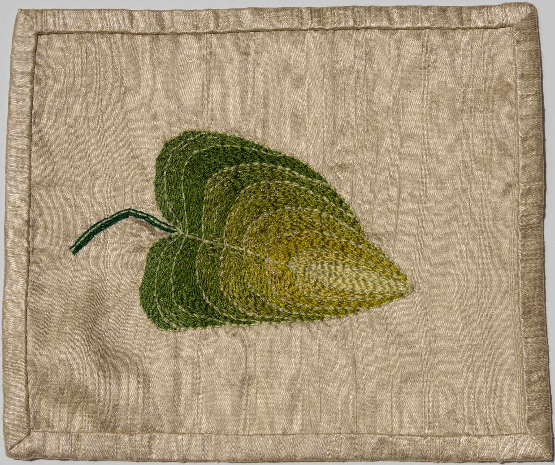Hosta Leaf, 2025.  9 x 8 inches.