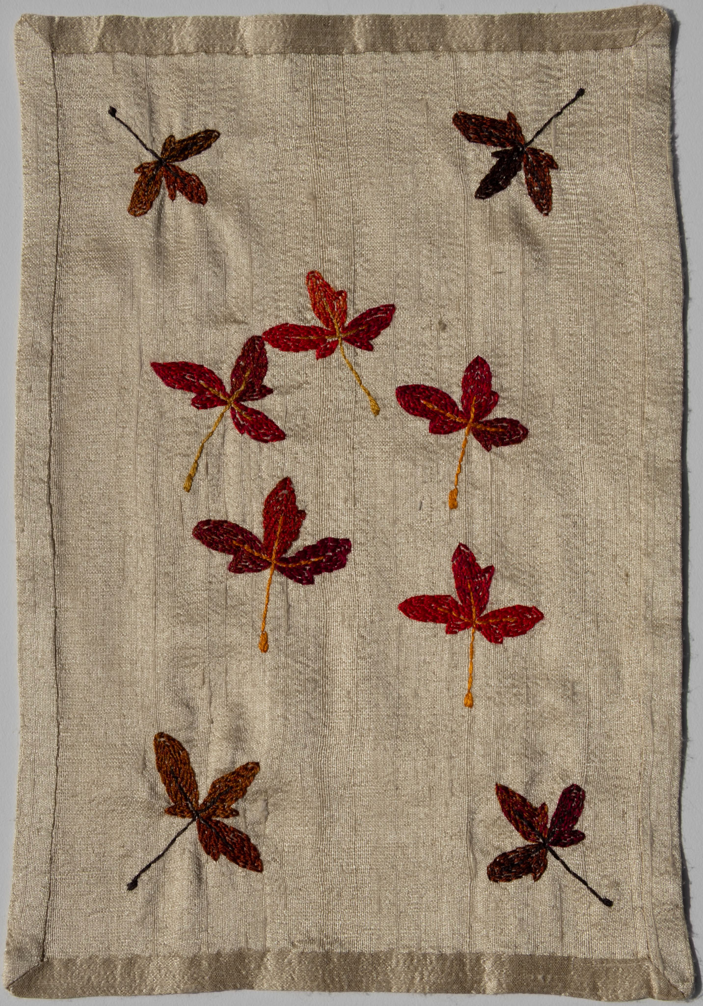 Paperbark Maple Leaves, 2025. 8 x 11 inches.