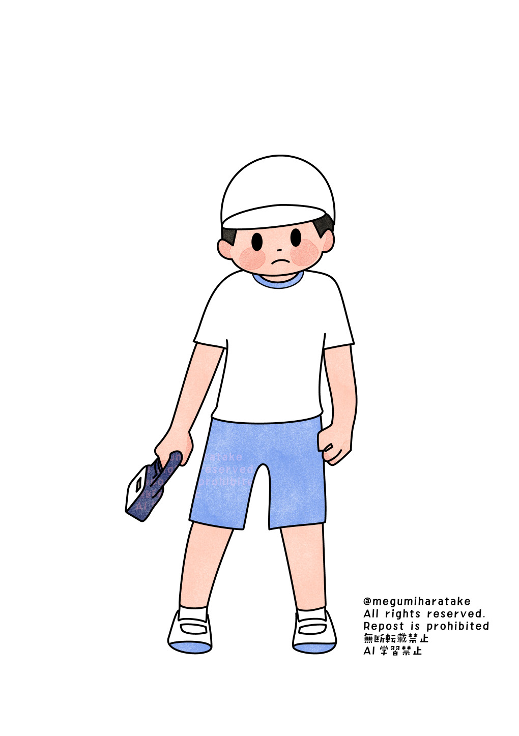 体力テスト握力測定