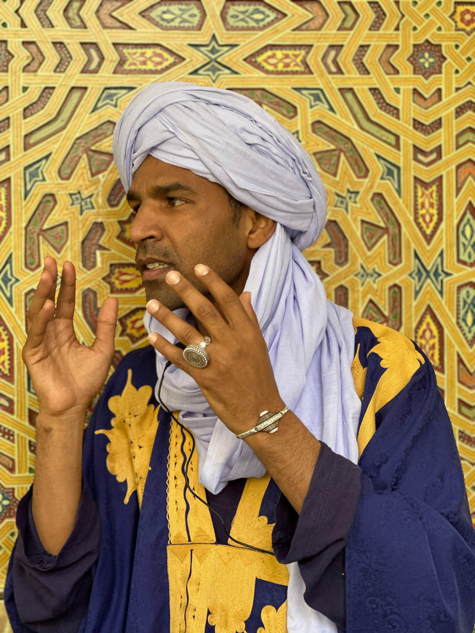 Guide in Berber Costume, Zaouai of Moulay Ali Shareef, Rissani