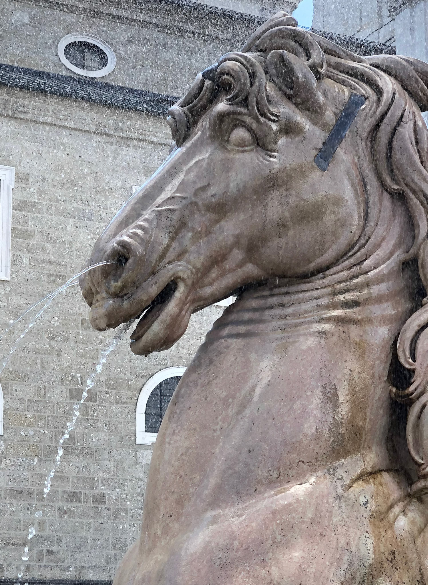 Fountain at Residenzplatz, Salzburg