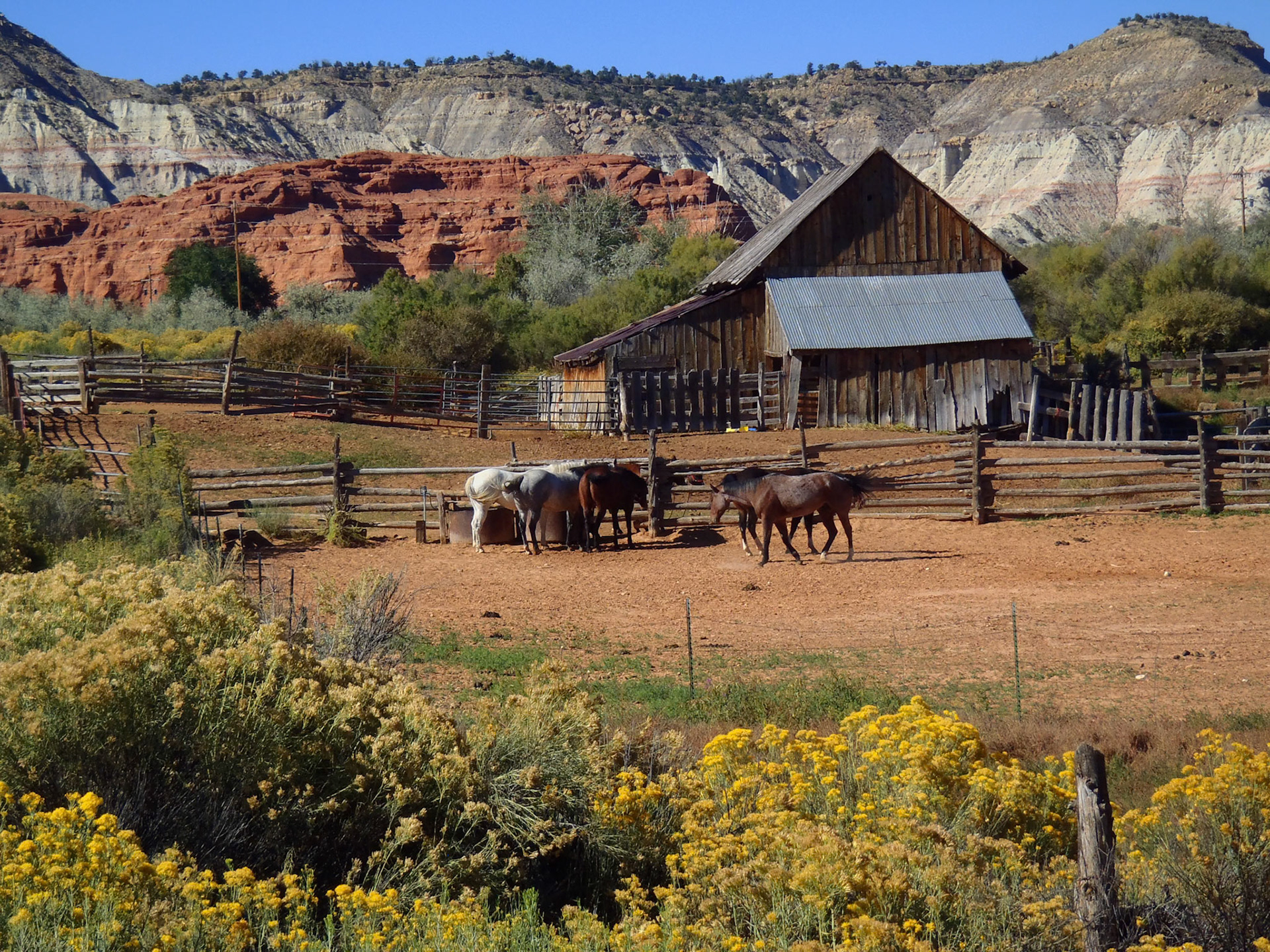 Ranch in Kodachrome Basin, Utah