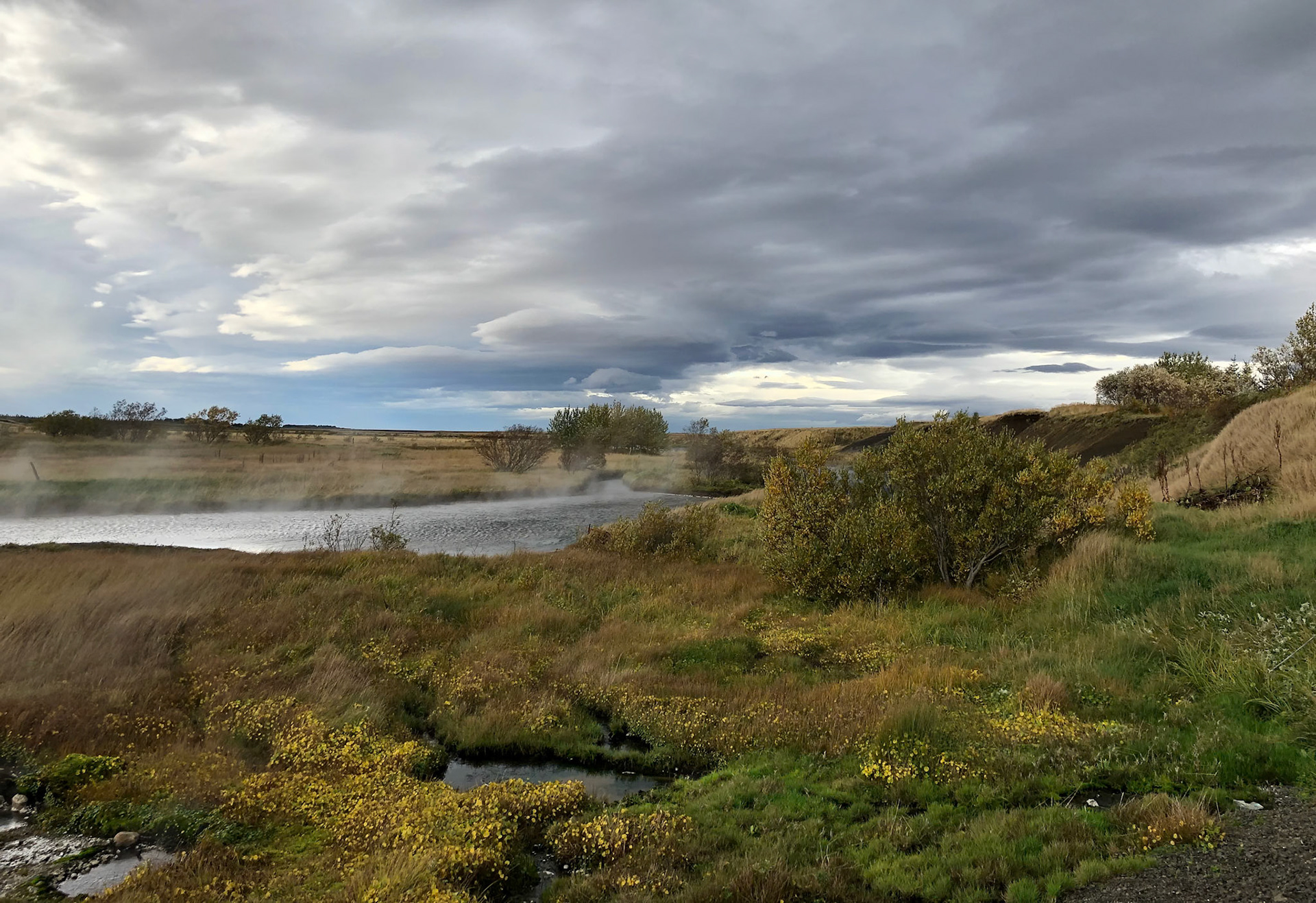 Hotsprings near Kleppjárnsreykir