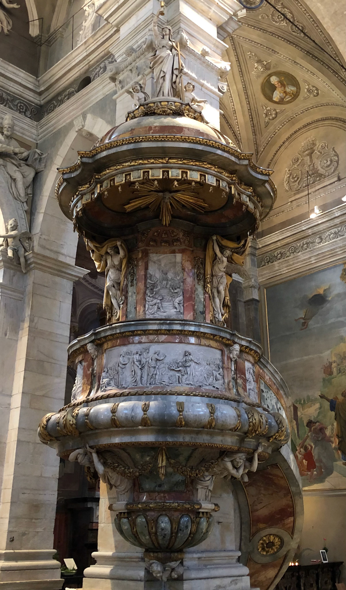 Pulpit Chiesa Collegia dei SS Pietro e Stefano, Bellinzona, Switzerland