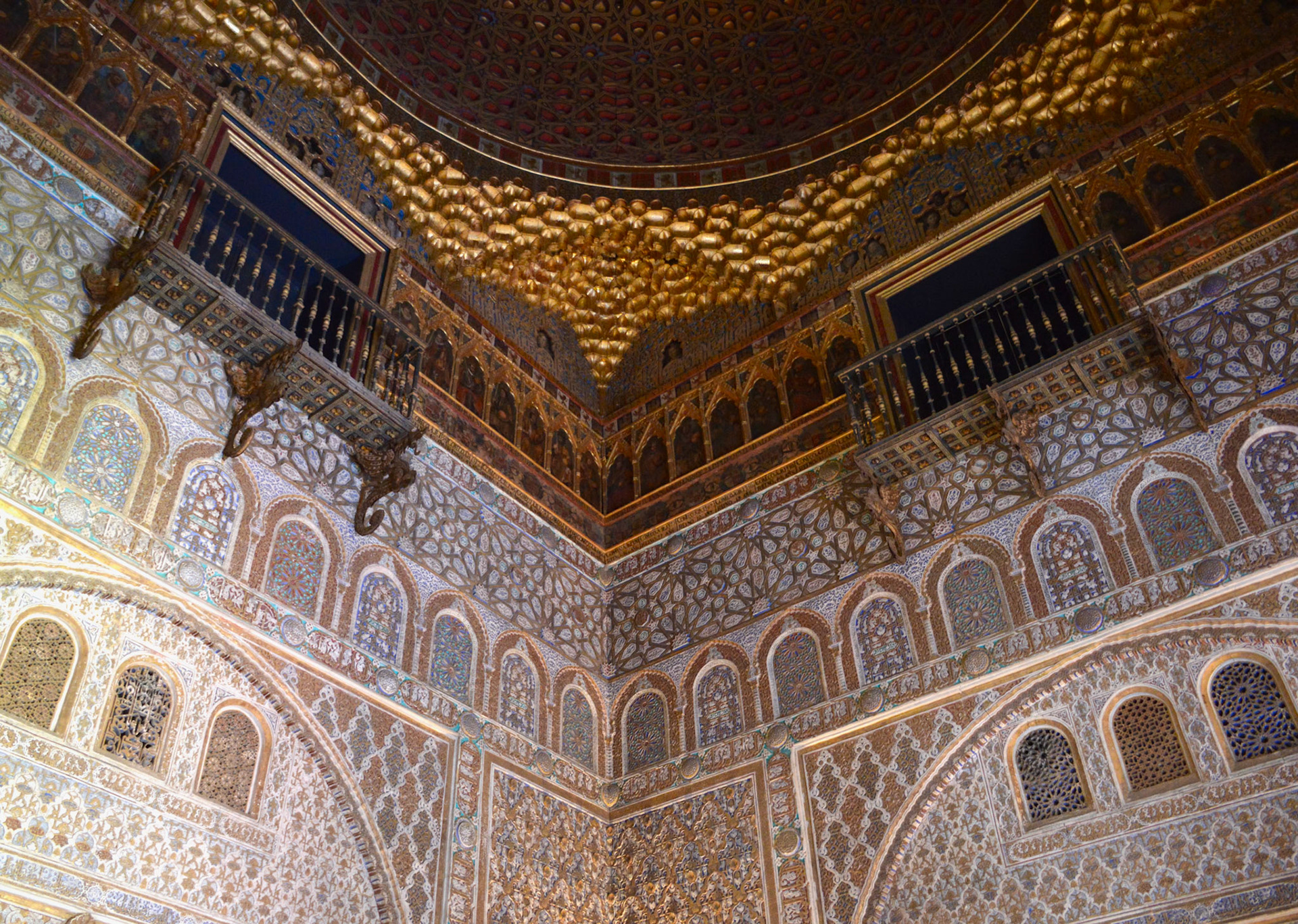 Salón de los Embajadores , Alcazar of Seville - Detail