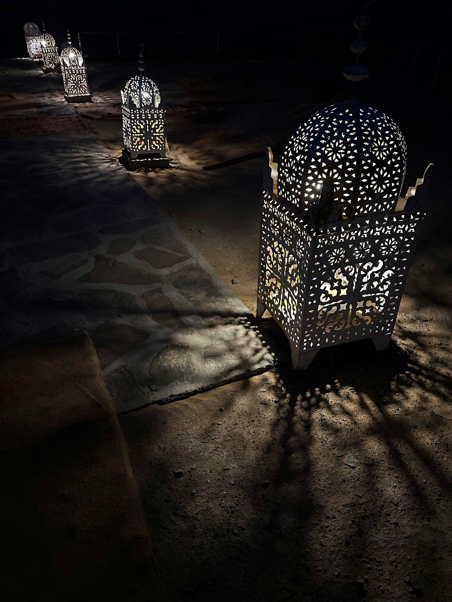 Lanterns in the Sahara