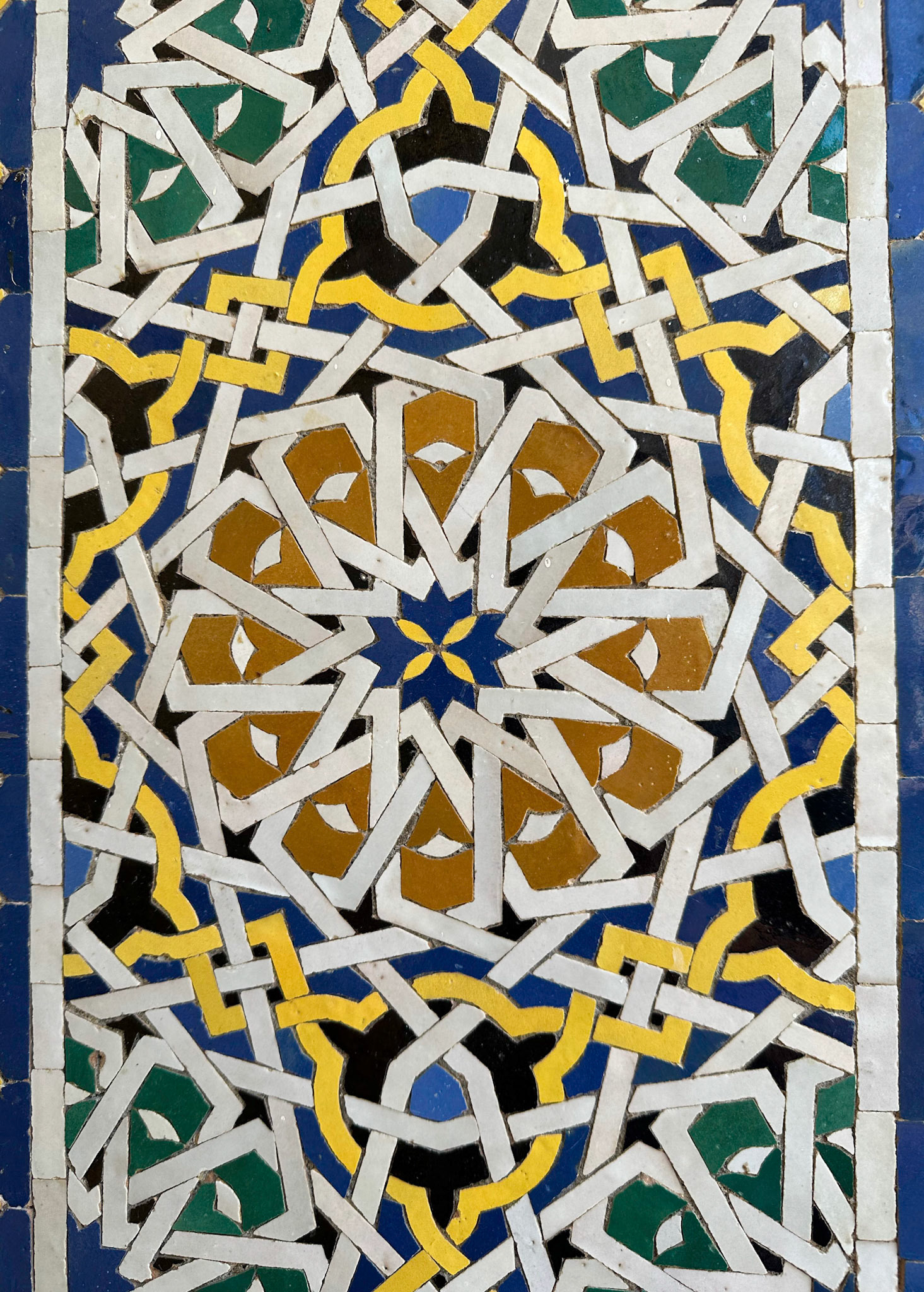 Tile Detail, Royal Palace of Hassan II, Fes