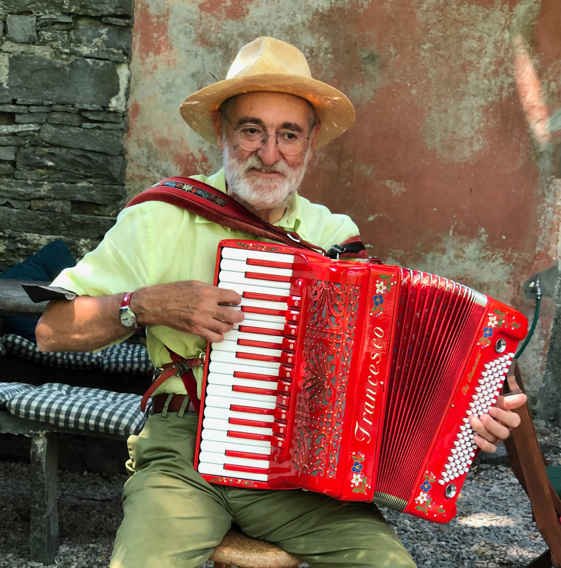 Accordion Player, Tegna Switzerland