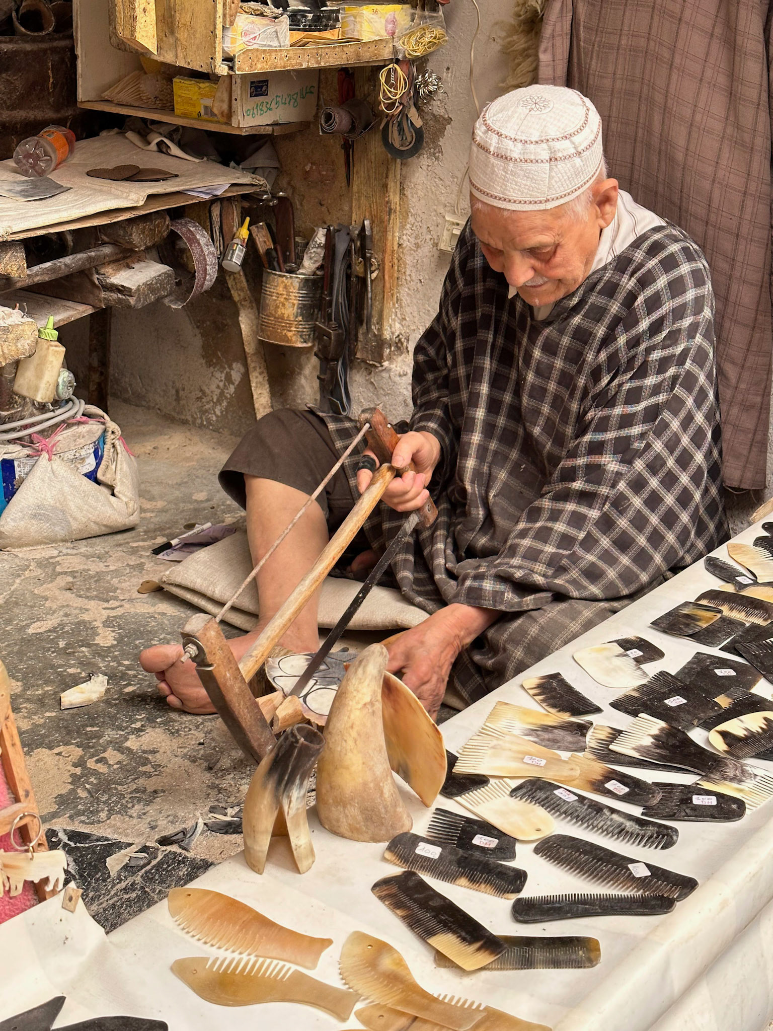 Horn Comb Maker, Fes Medina