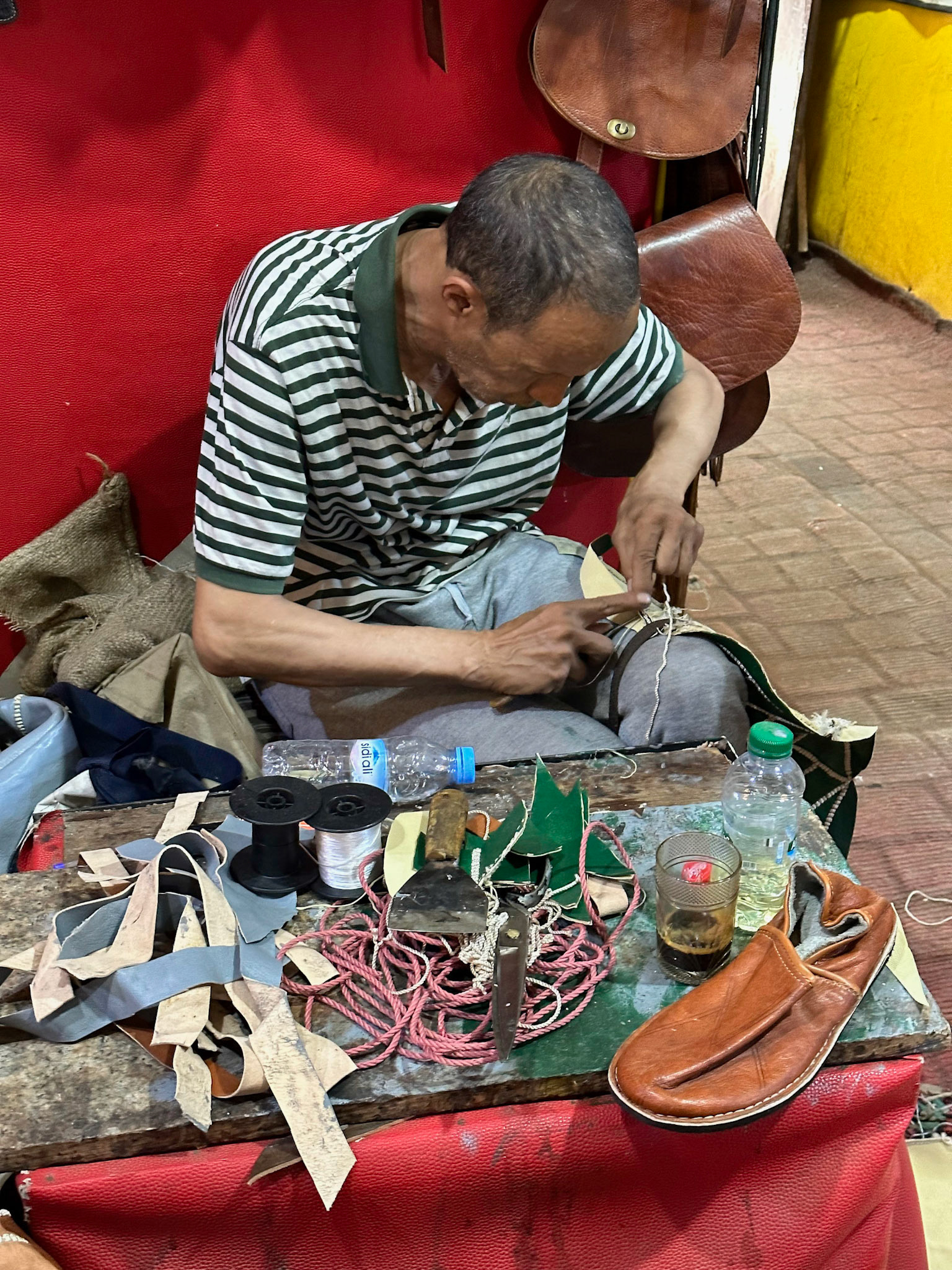 Pouf Maker, Marrakesh Medina