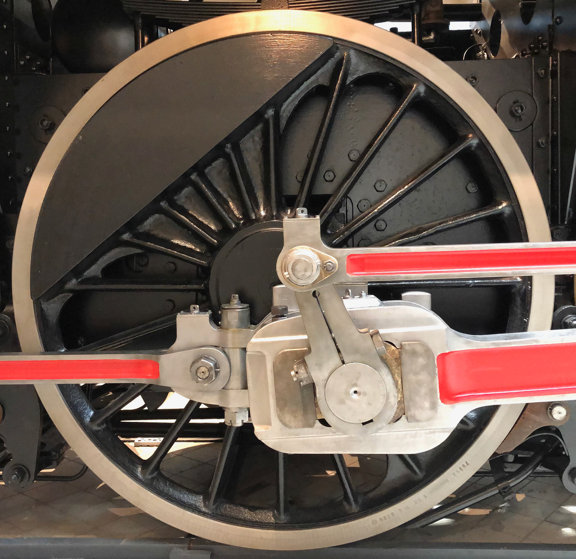 Locomotive Driving Wheel, Technical Museum, Vienna