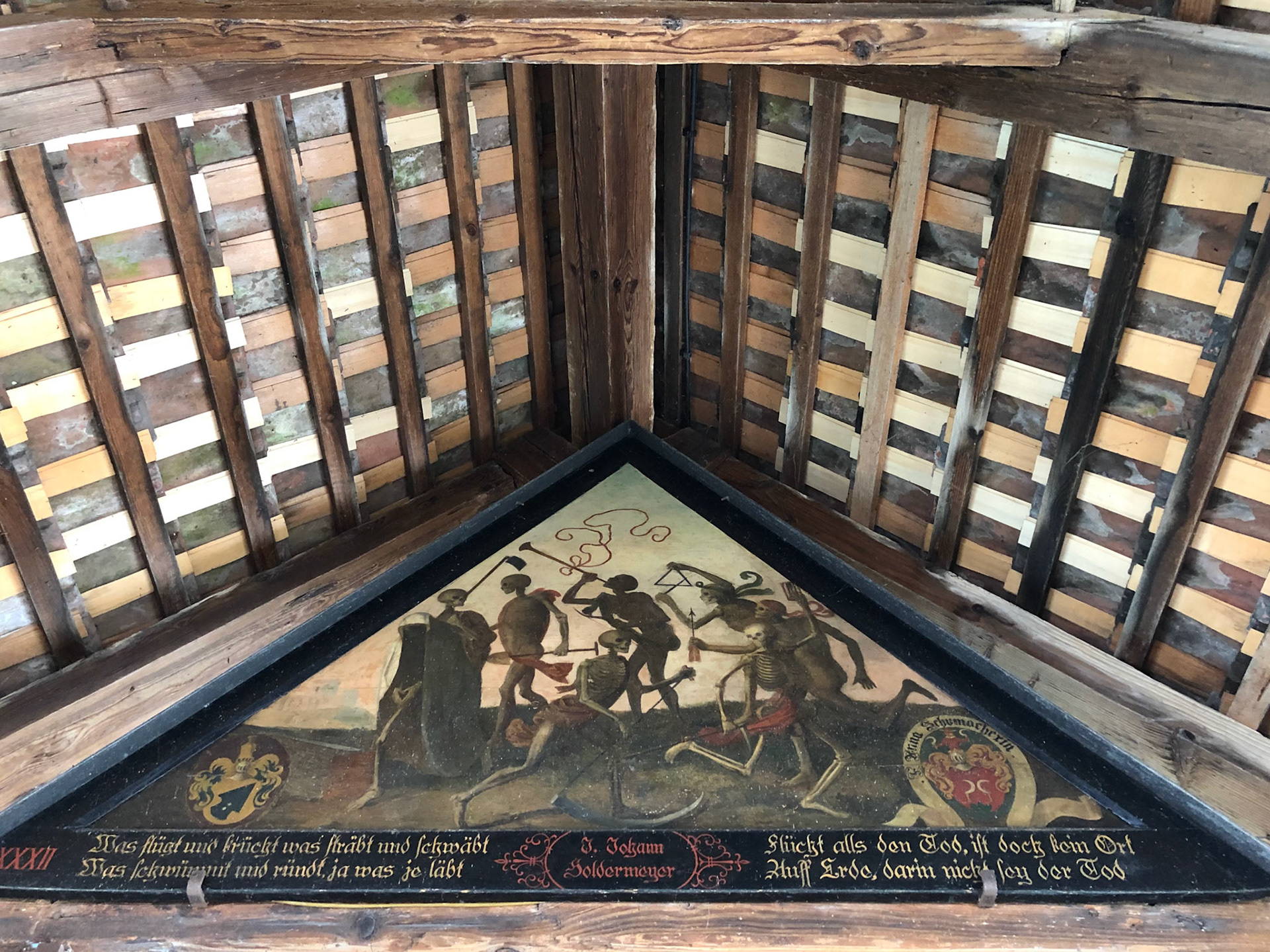 Spreuer Bridge Detail, Lucerne, Switzerland