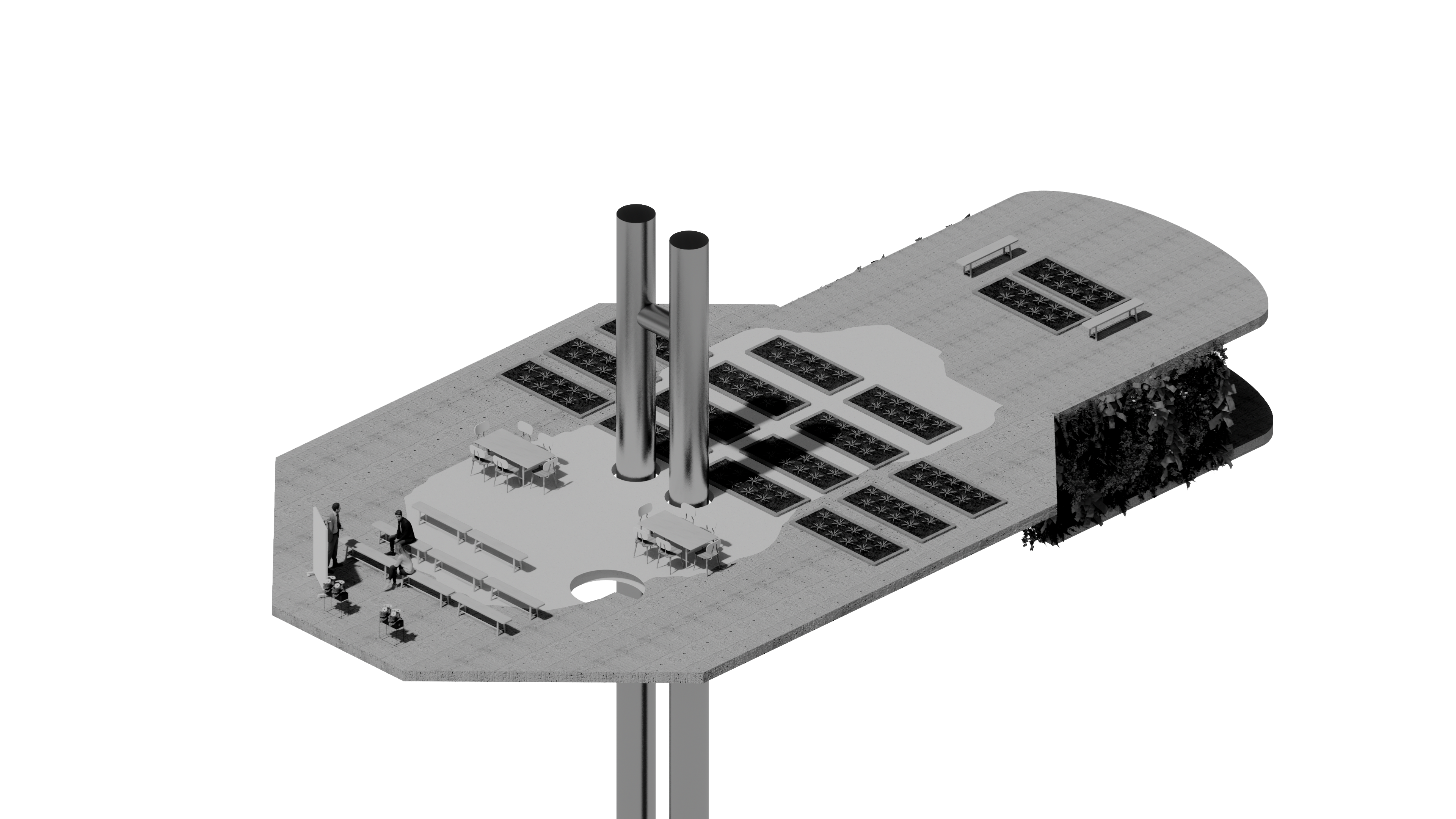 Top Deck Axonometric
