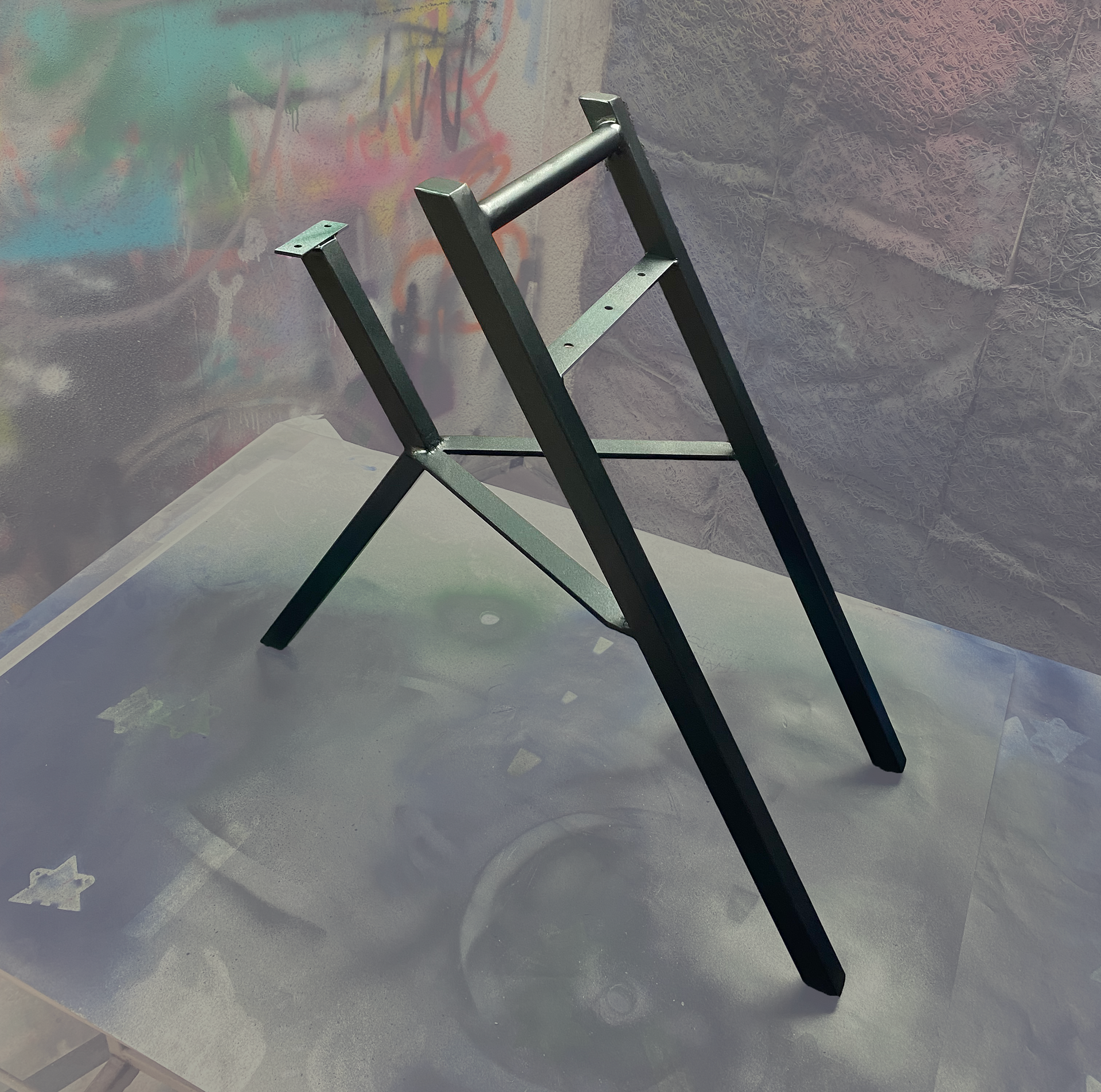 Forest Green Frame Paint Finish