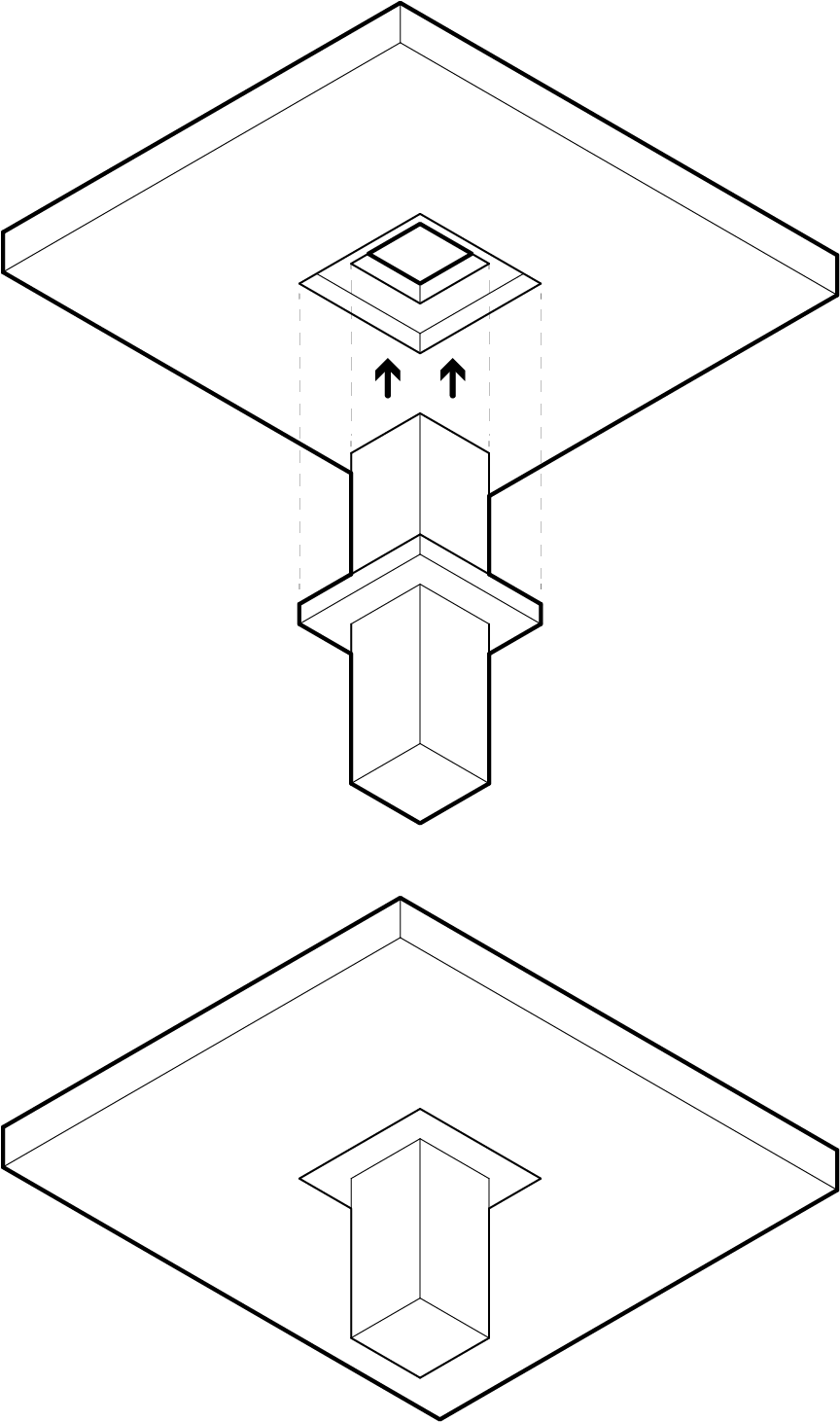 Piercing Shoulder Connection