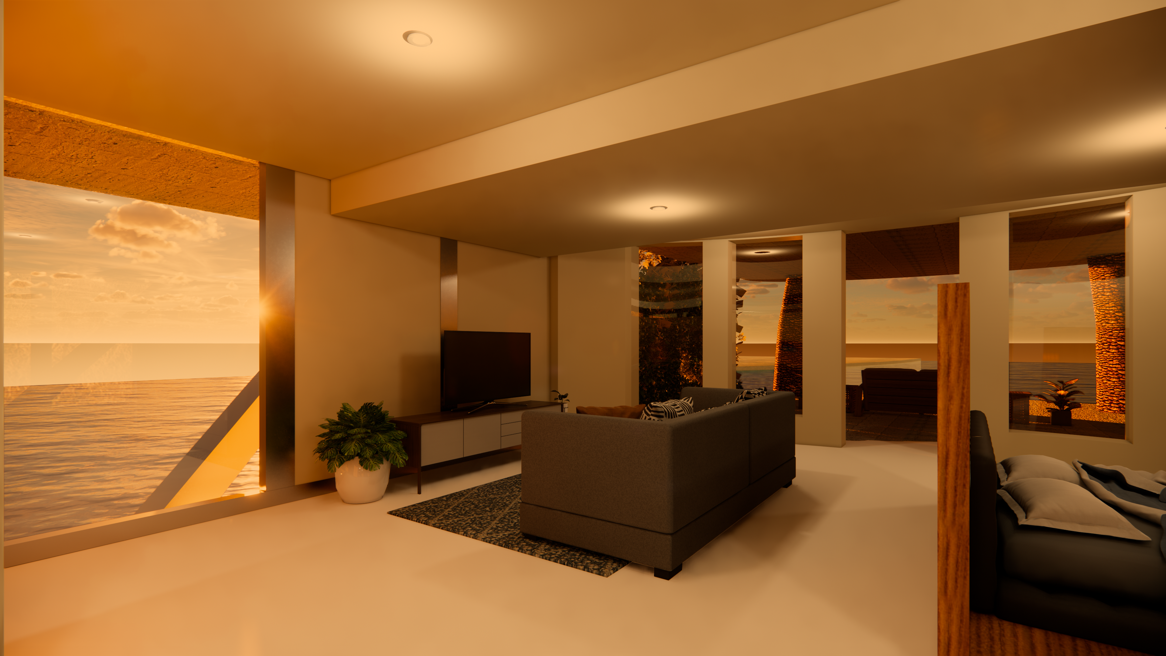 Evening Lounge Space