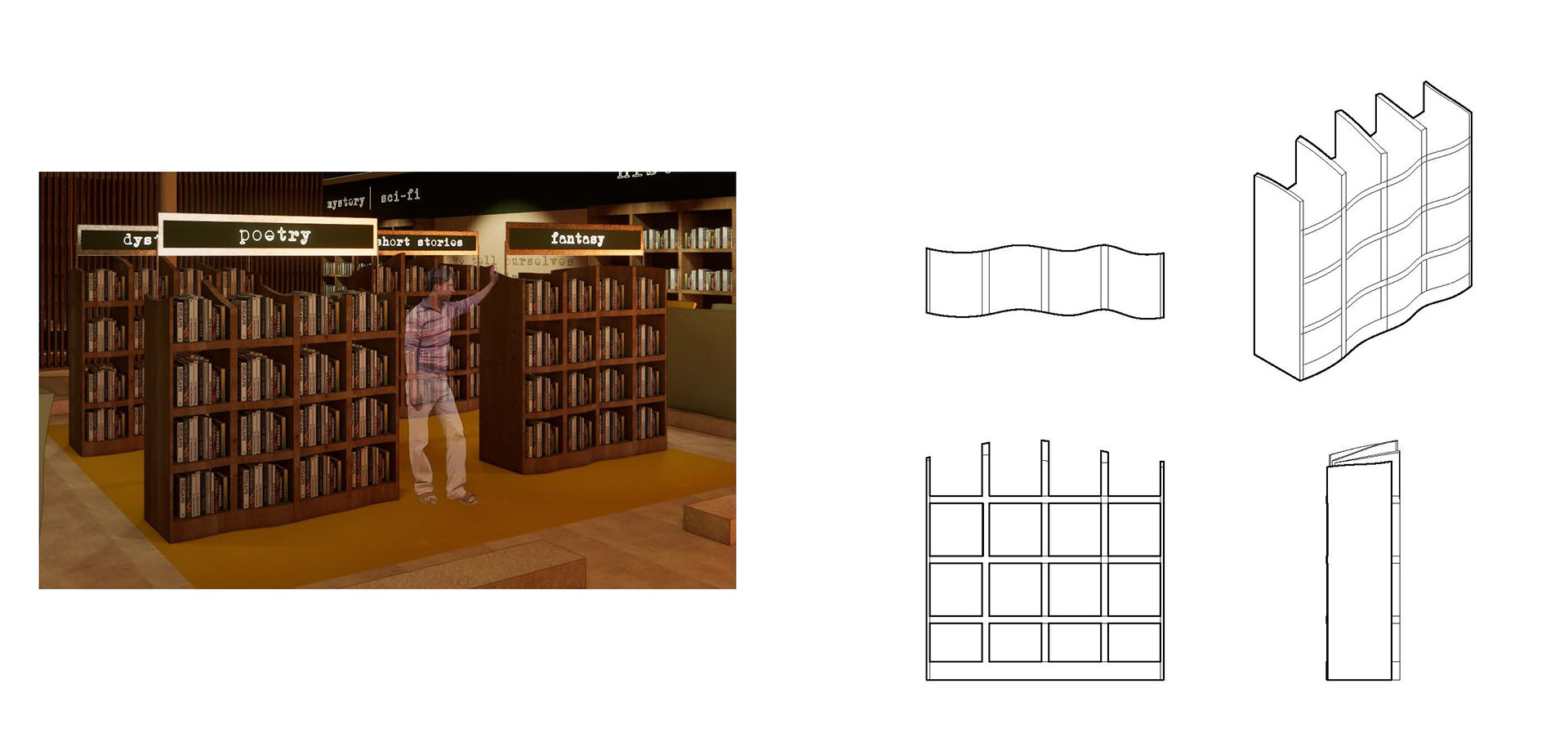 Custom Bookshelves