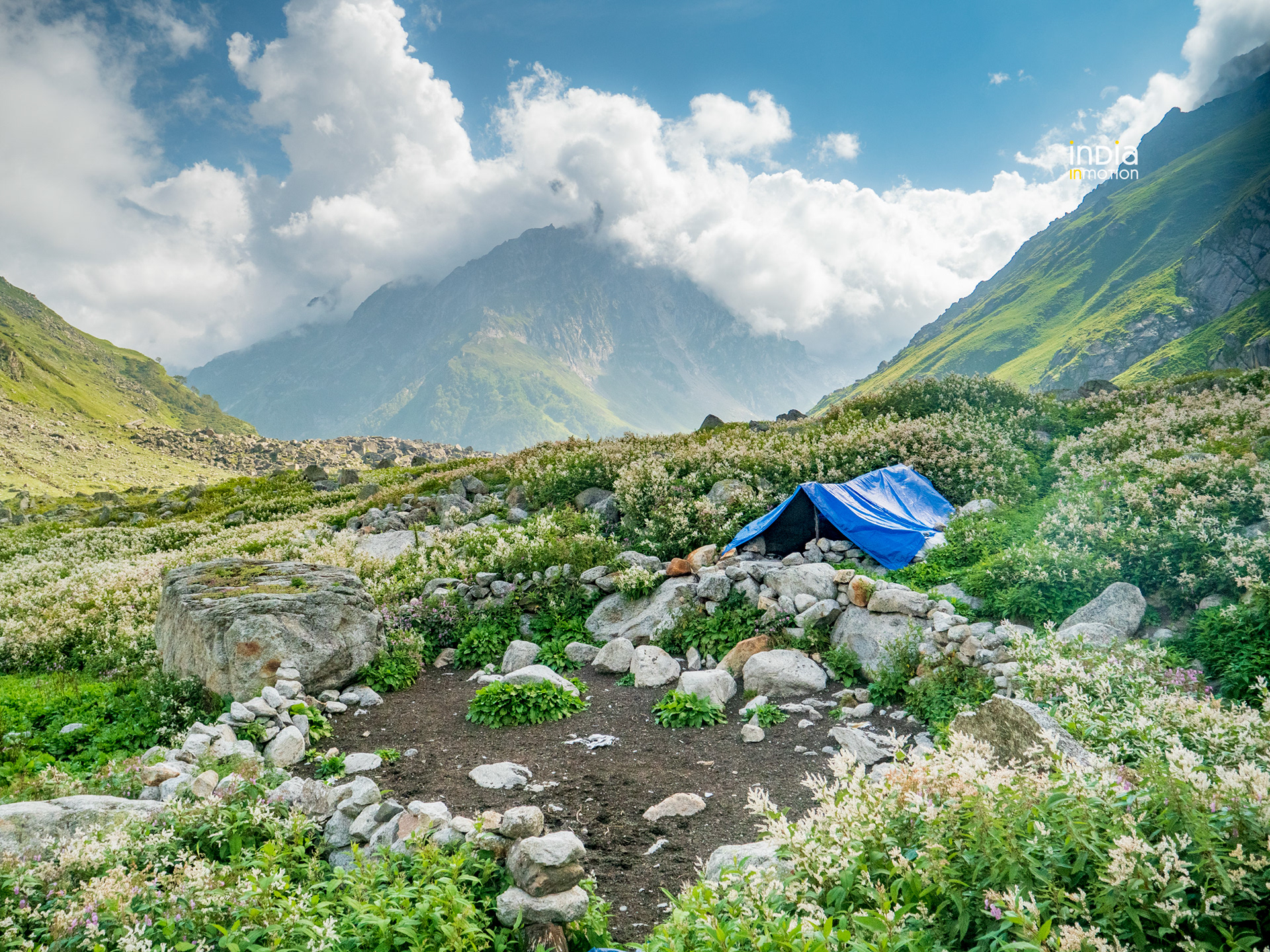 A shepherds camp in the Bhabha Valley