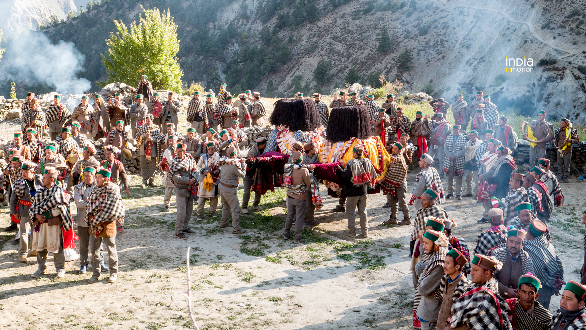 The deities of Moorang village at the Bonang Festival