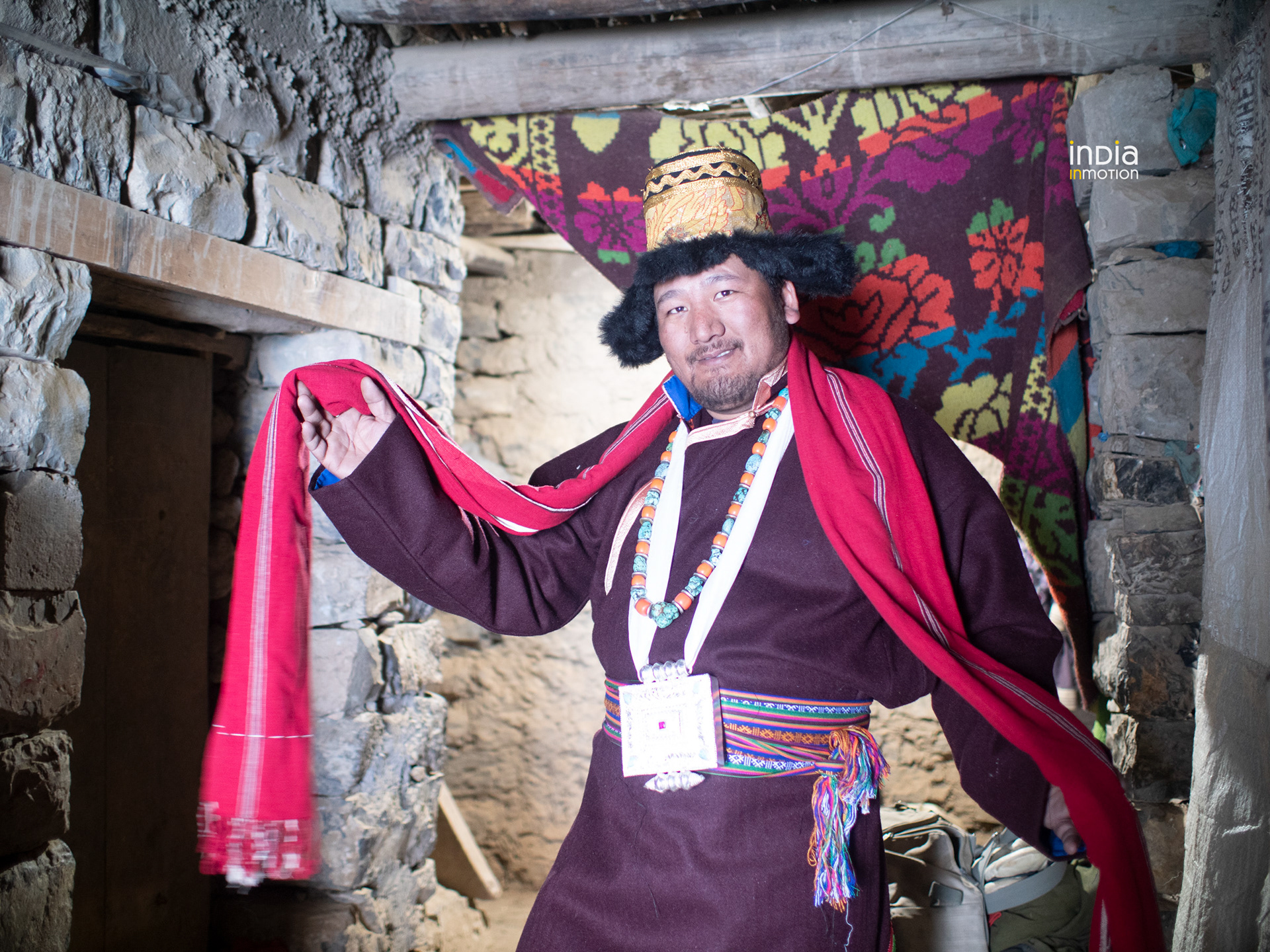 Traditional wedding dress of Pin Valley