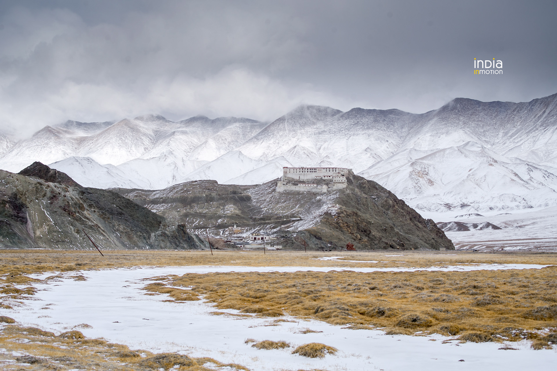 Hanle Monastery in Winter