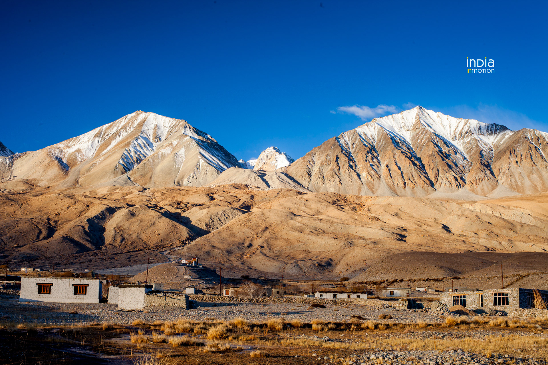 Sunrise at the Merak Village. Pangong Lake, Ladakh