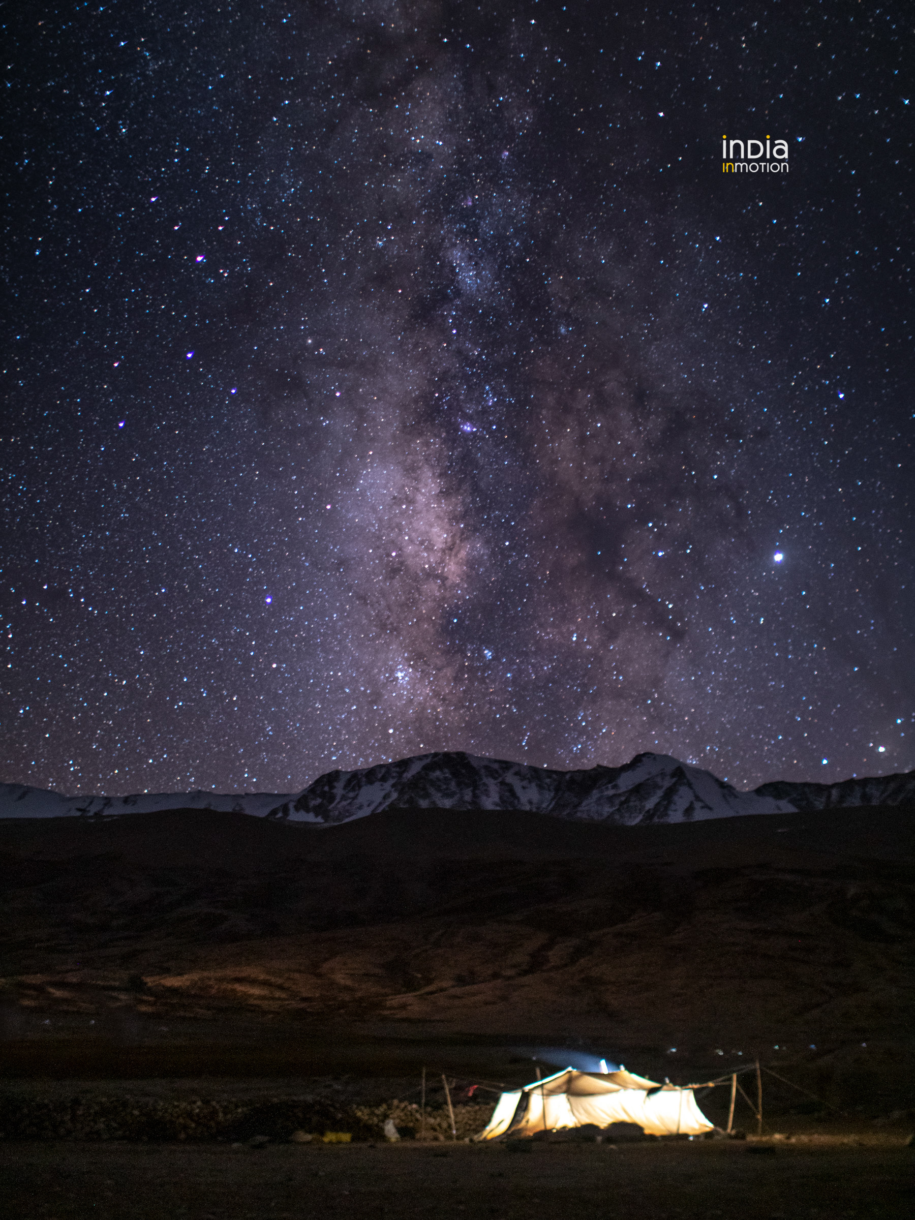 A Changpa's Raybo under the milkyway.