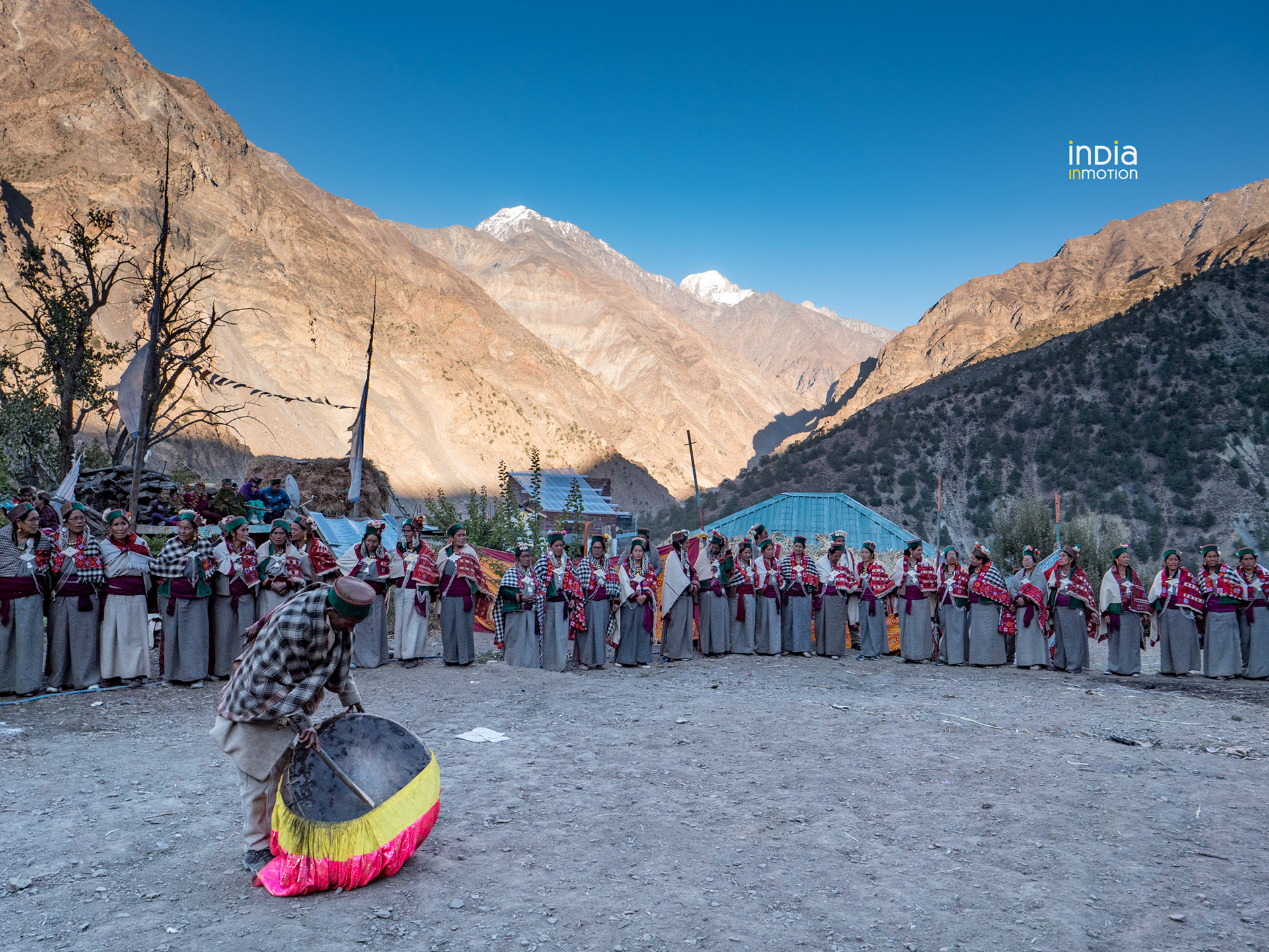 Nesang villagers performing the Kayang Dance at the Bonang Festival