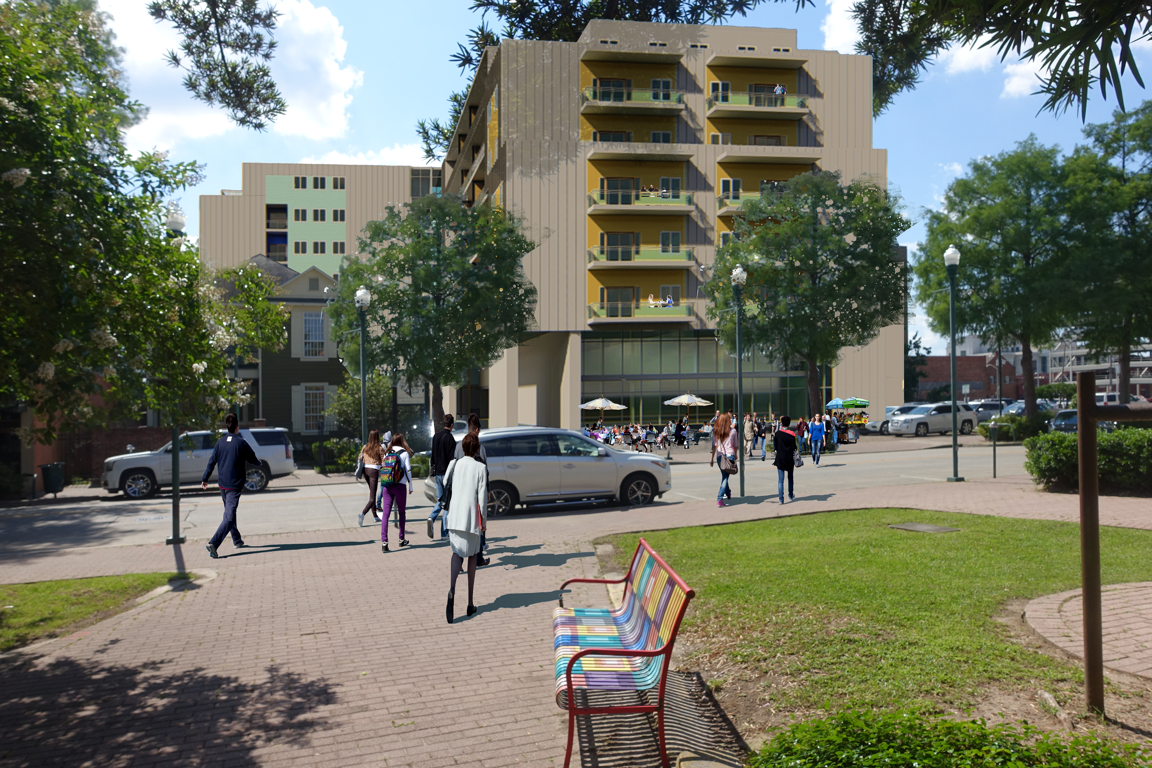 Buchanan Parking Garage _ Jefferson St view