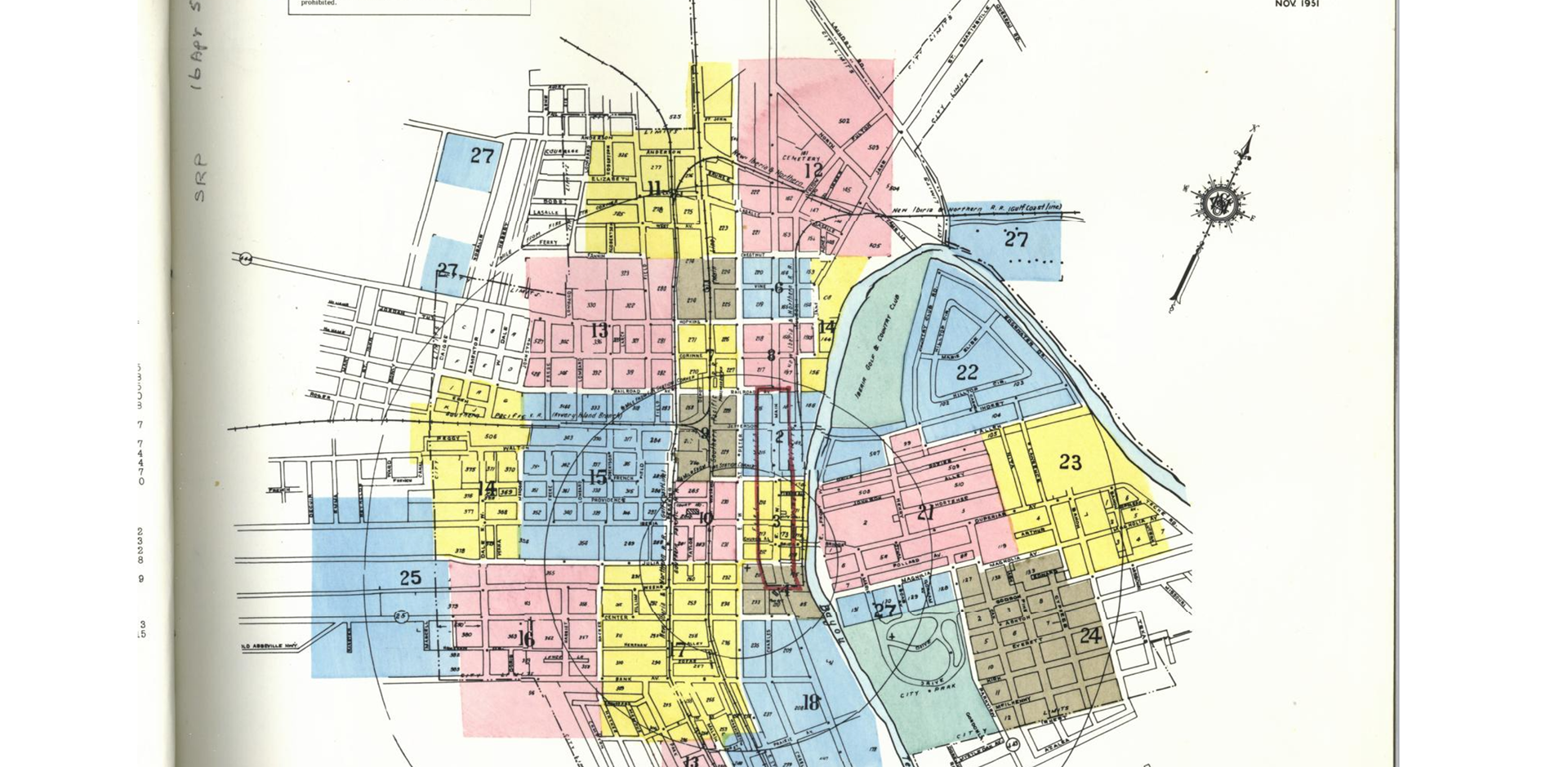 New Iberia Sanborn - 1931