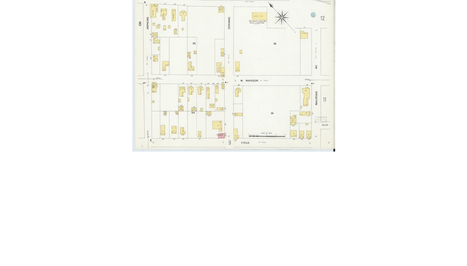 1909 Sanborn Map - 510 Field St