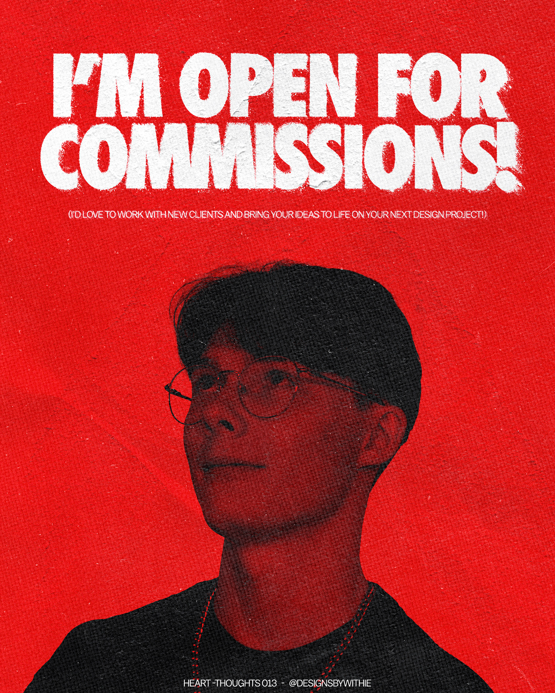 Heart-Thoughts 013 "I'm Open For Commissions"