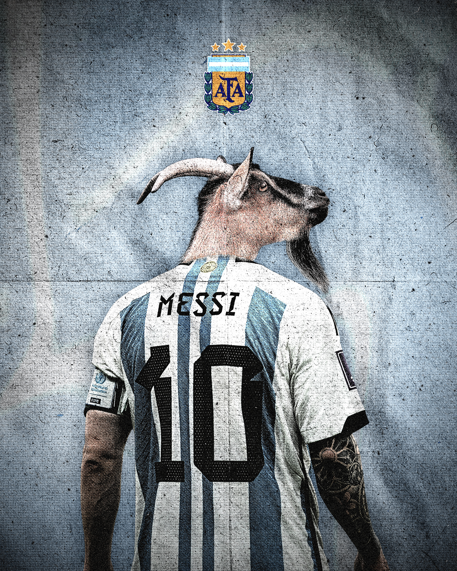 Messi GOAT Tribute Design